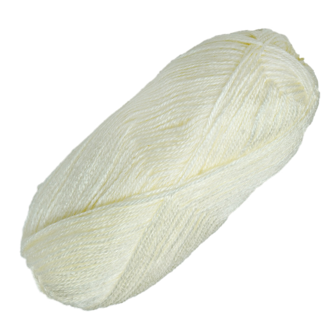 Soft Baby Knitting/Crochet Yarn 100% Acrylic Cream 267m 100g