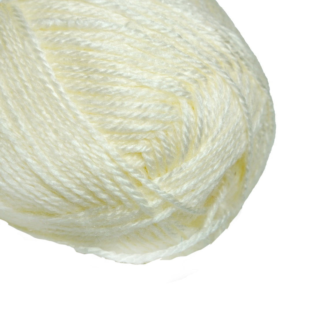 Soft Baby Knitting/Crochet Yarn 100% Acrylic Cream 267m 100g