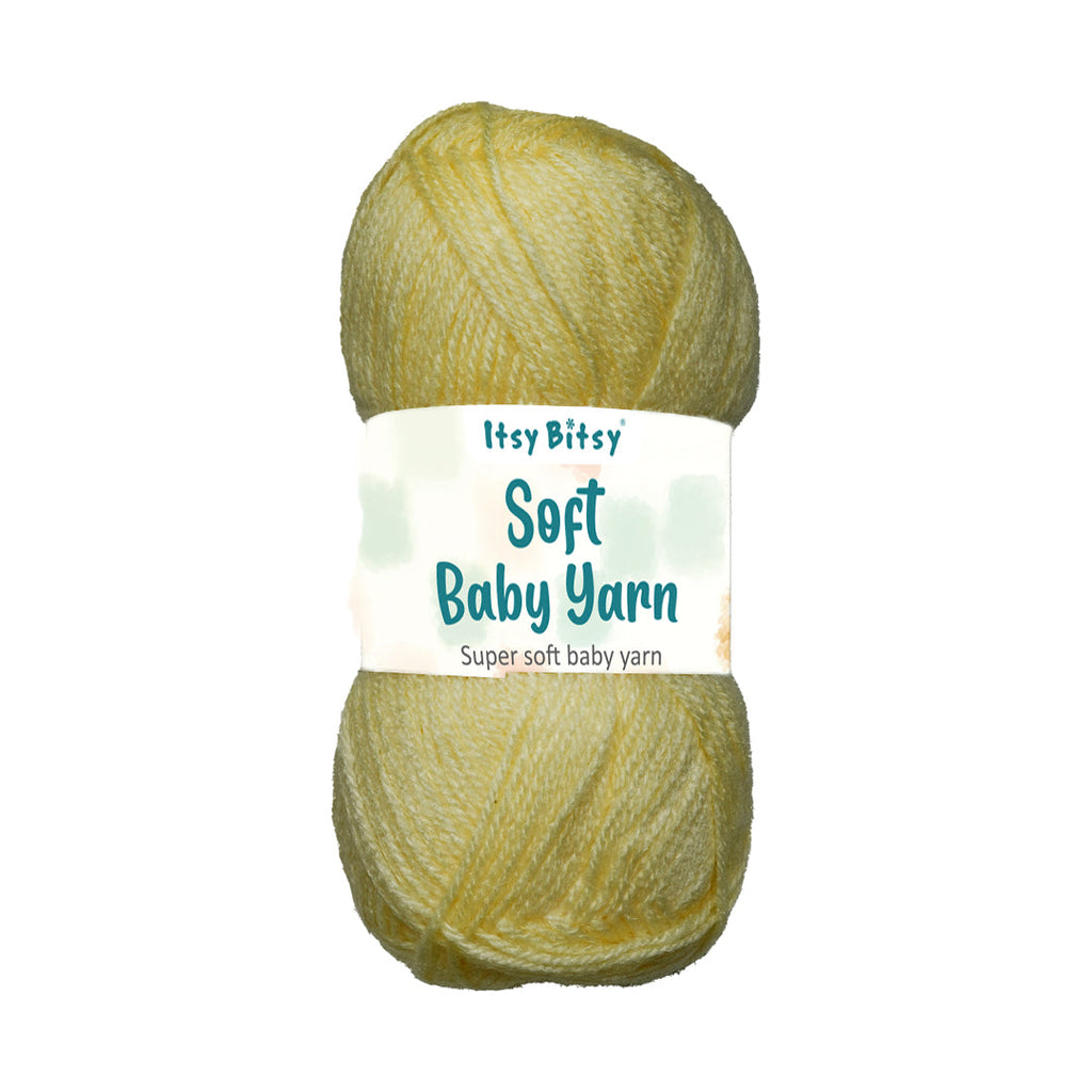 Soft Baby Knitting/Crochet Yarn 100% Acrylic Buttermilk 267m 100g