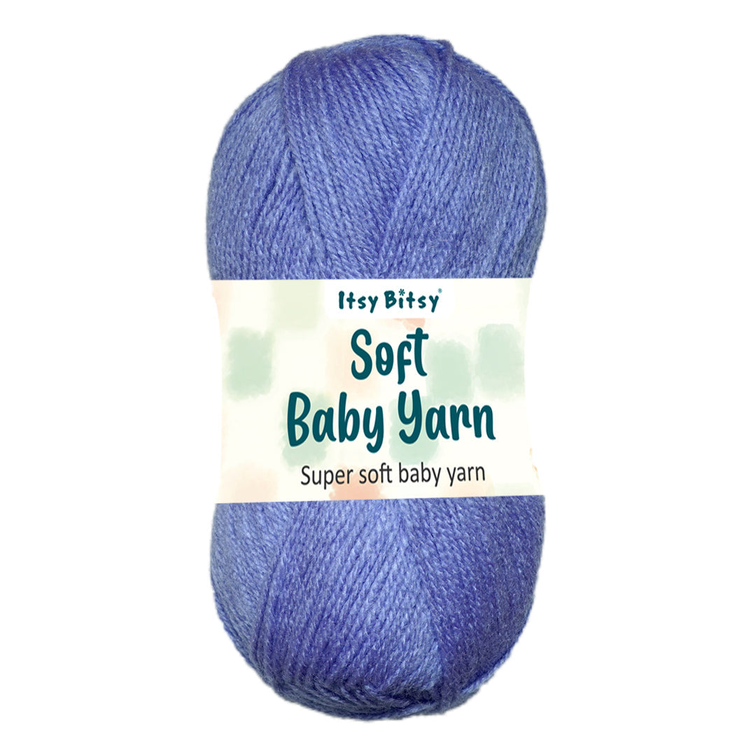 Soft Baby Knitting/Crochet Yarn 100% Acrylic Sea Wave 267m 100g