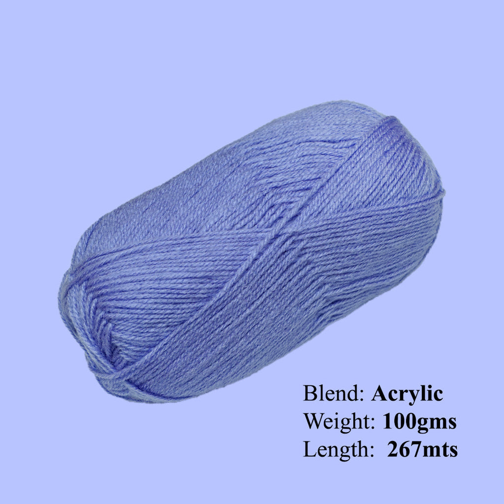 Soft Baby Knitting/Crochet Yarn 100% Acrylic Sea Wave 267m 100g