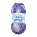 Soft Baby Knitting/Crochet Yarn Multi 100% Acrylic Lavender Meadow 267m 100g