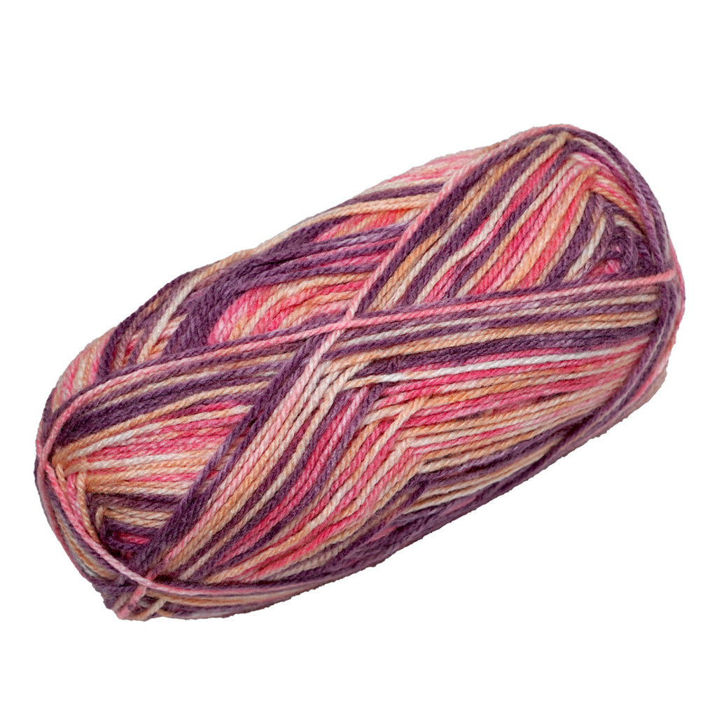 Soft Baby Knitting/Crochet Yarn Multi 100% Acrylic Rose Orchid 267m 100g