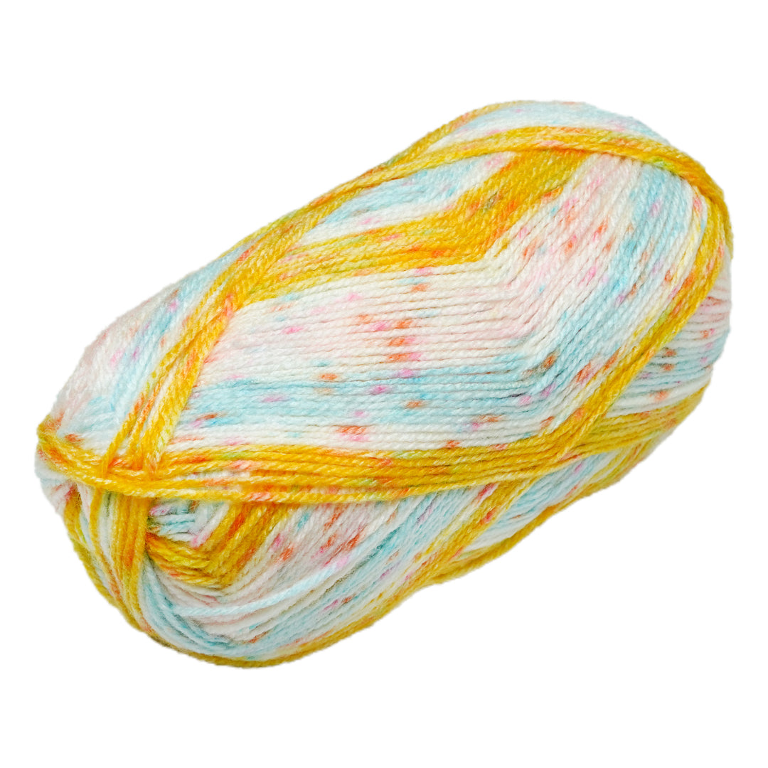 Soft Baby Knitting/Crochet Yarn Multi 100% Acrylic Morning Sky 267m 100g