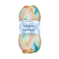 Soft Baby Knitting/Crochet Yarn Multi 100% Acrylic Morning Rose 267m 100g
