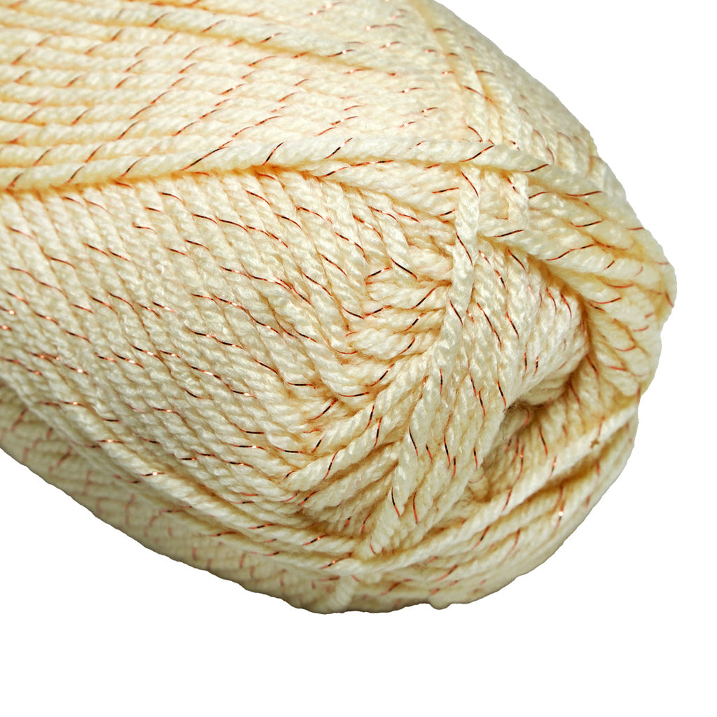 Soft Twinkle Knitting/Crochet Yarn 99% Anti Pill Acrylic Cream 170m 100g