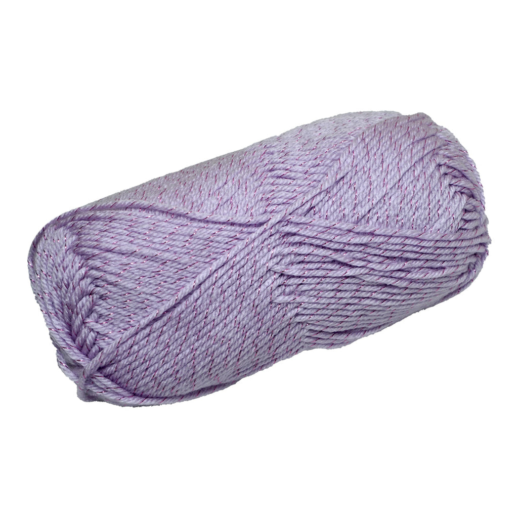 Soft Twinkle Knitting/Crochet Yarn 99% Anti Pill Acrylic Lilac 170m 100g