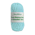 Pure Cotton Knitting/Crochet Yarn 100% Cotton Rhino Grey 130m 50g