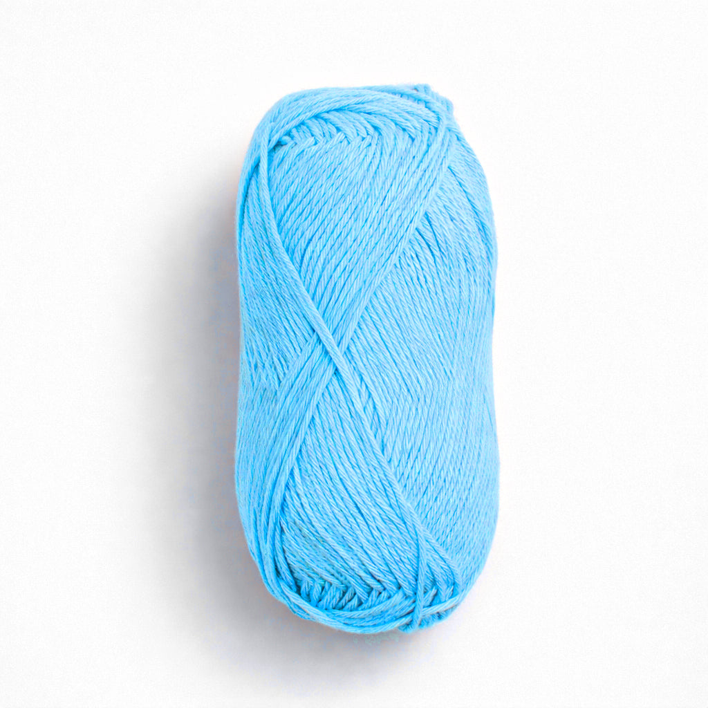 Pure Cotton Knitting/Crochet Yarn 100% Cotton Clear Sky 130m 50g