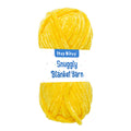 Snuggly Blanket Knitting/Crochet Yarn 100% Polyester Yellow 50m 100g