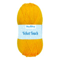 Velvet Touch Knitting/Crochet Yarn 100% Acrylic Yellow 200m 100g