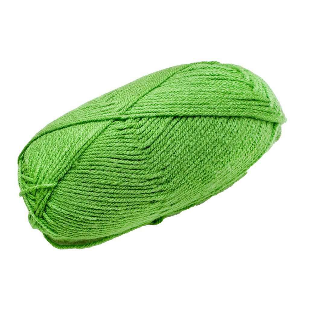 Velvet Touch Knitting/Crochet Yarn 100% Acrylic Pear Green 200m 100g