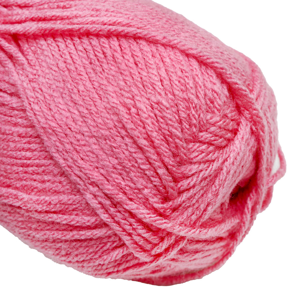 Velvet Touch Knitting/Crochet Yarn 100% Acrylic Flamingo 200m 100g