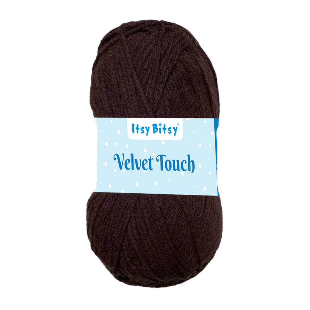 Velvet Touch Knitting/Crochet Yarn 100% Acrylic Cappuccino 200m 100g