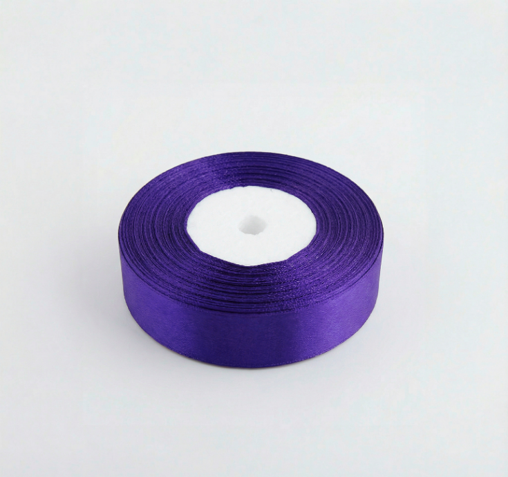 Satin Ribbon 25Mm 50Mtr Indigo