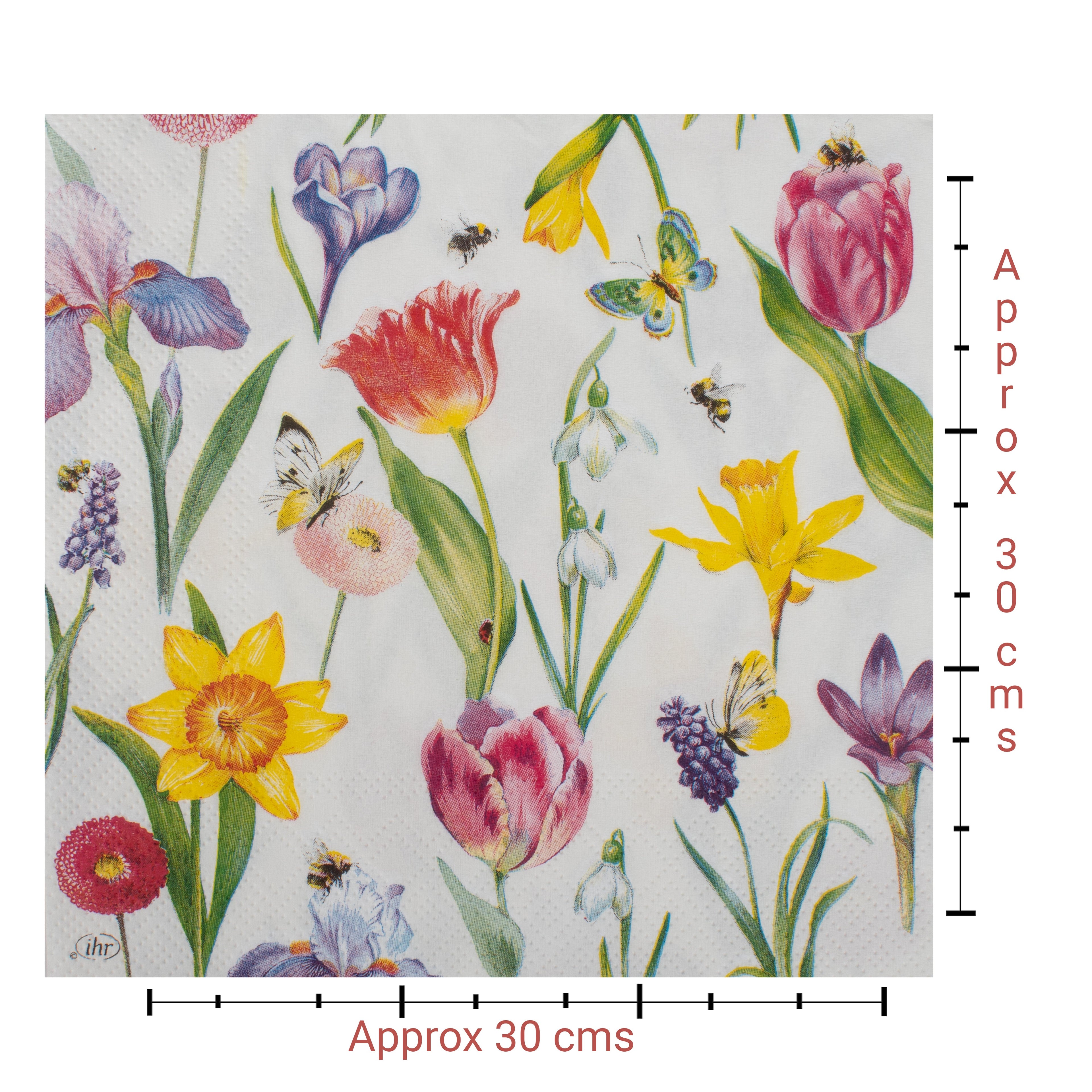 Decoupage Napkin Spring Blossom 13 X 13inch 3PLY 1pc