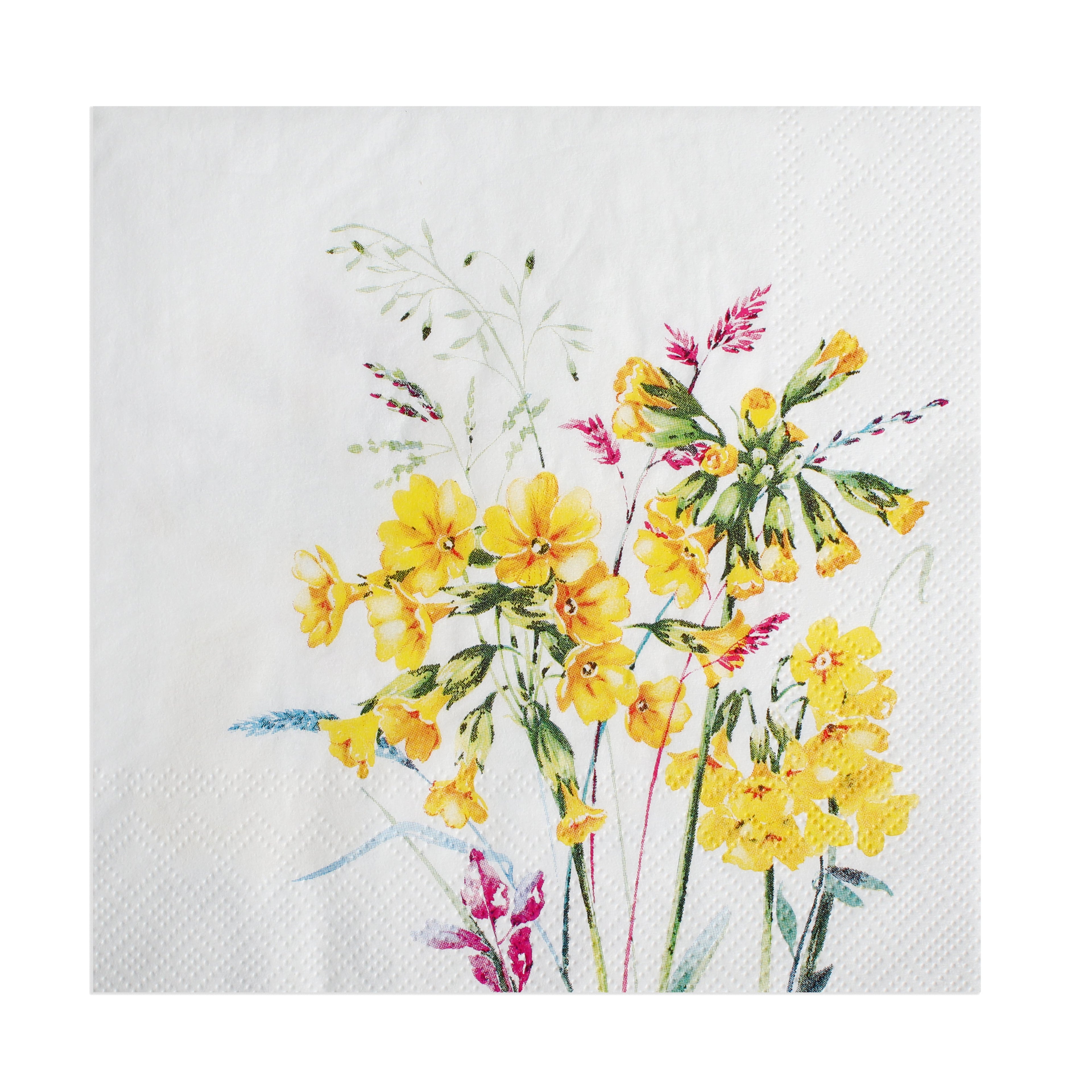 Decoupage Napkin Wildflower Field 18 X 13inch 3PLY 1pc