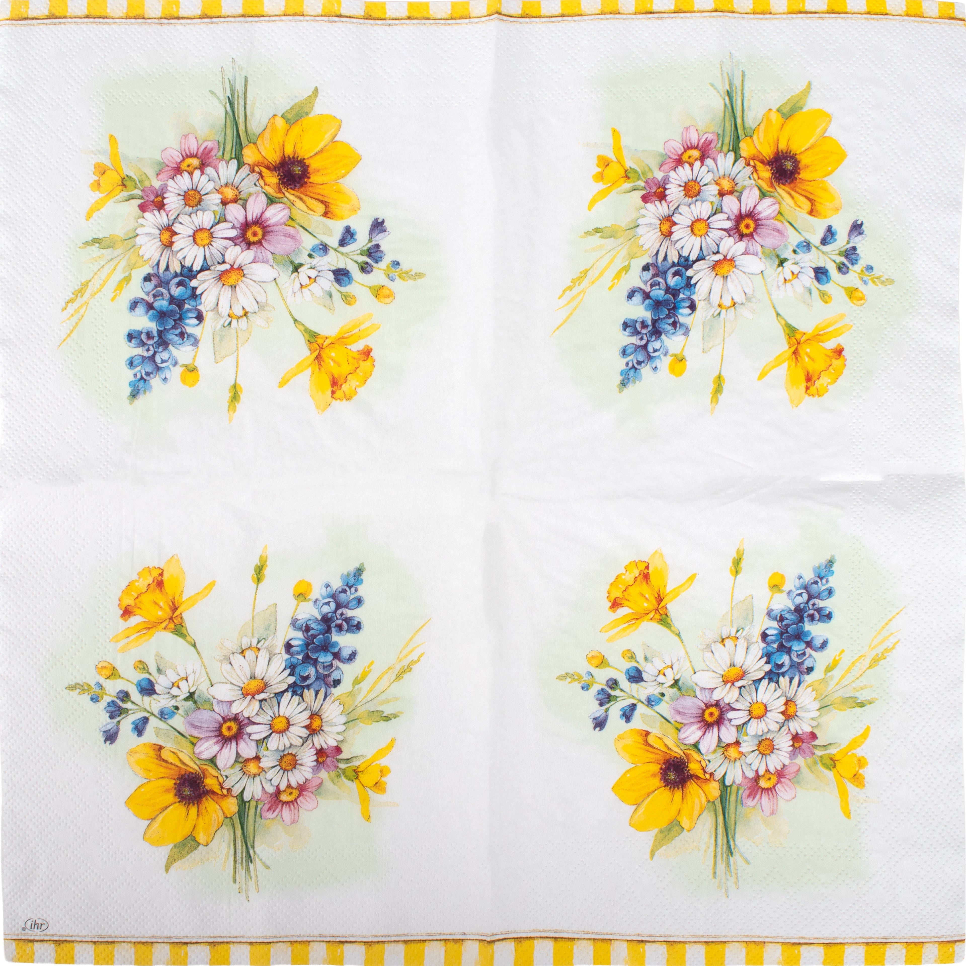 Decoupage Napkin Pretty Petals 13 X 13inch 3PLY 1pc