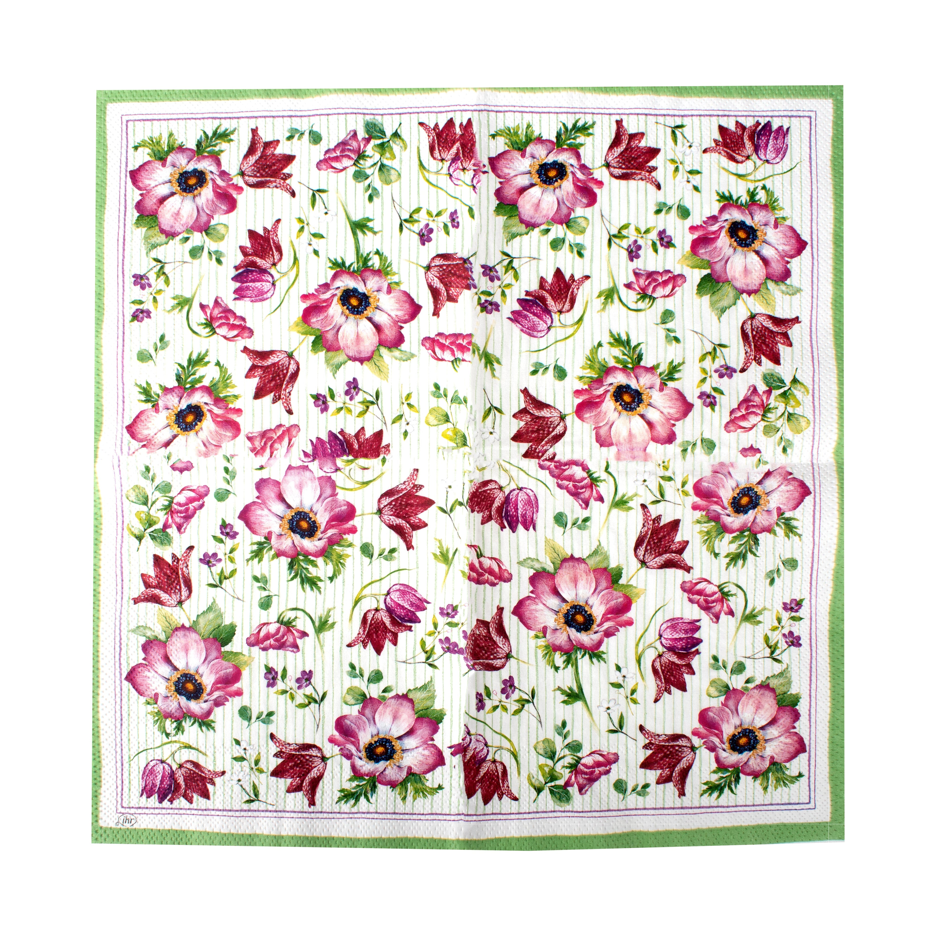 Decoupage Napkin Wild Anemone 13 X 13inch 3PLY 1pc