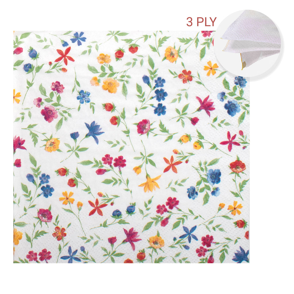 Decoupage Napkin Blooming Joy 13 X 13inch 3PLY 1pc