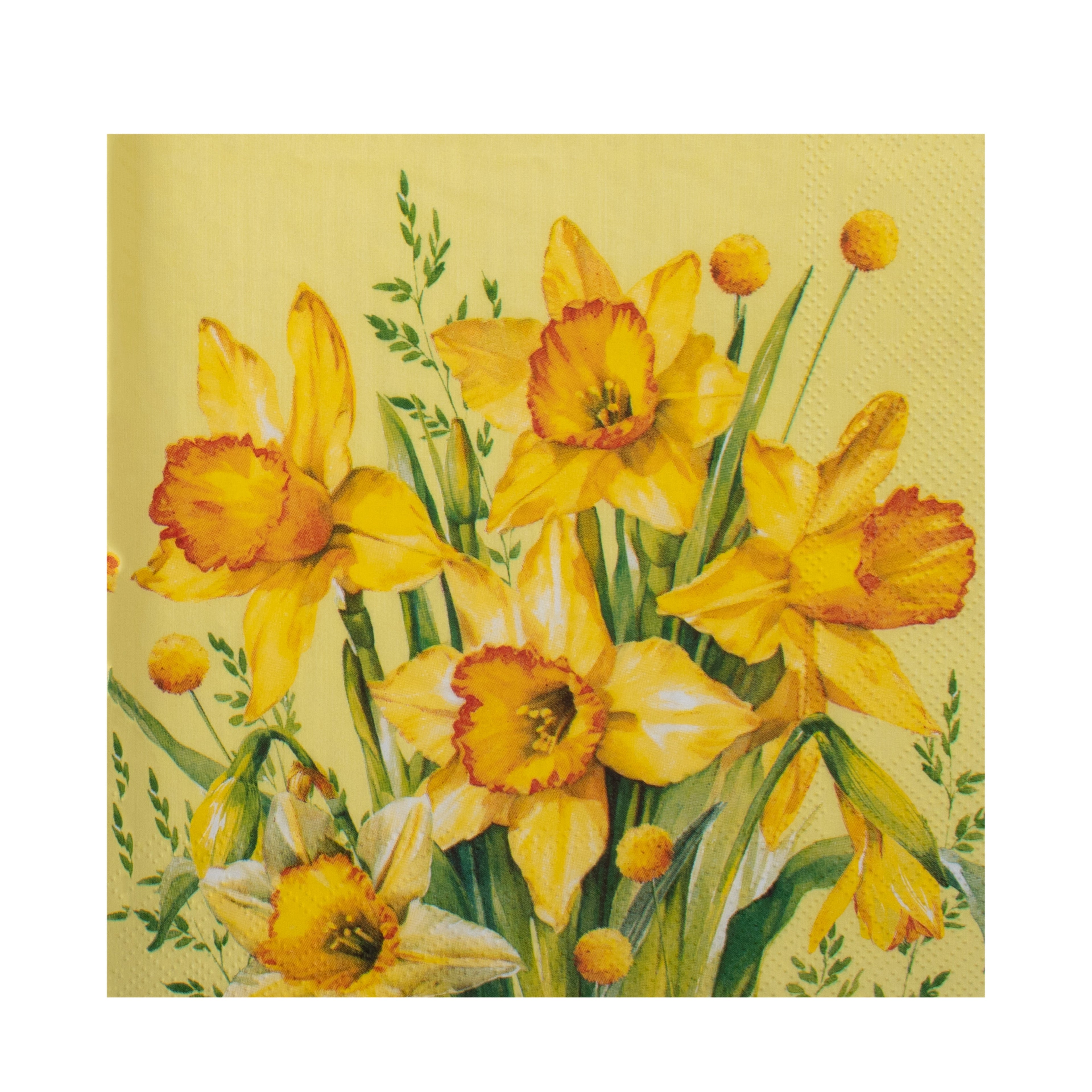 Decoupage Napkin Daffodil Meadow 13 X 13inch 3PLY 1pc