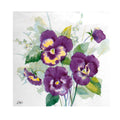 Decoupage Napkin Charming Pansy 13 X 13inch 3PLY 1pc
