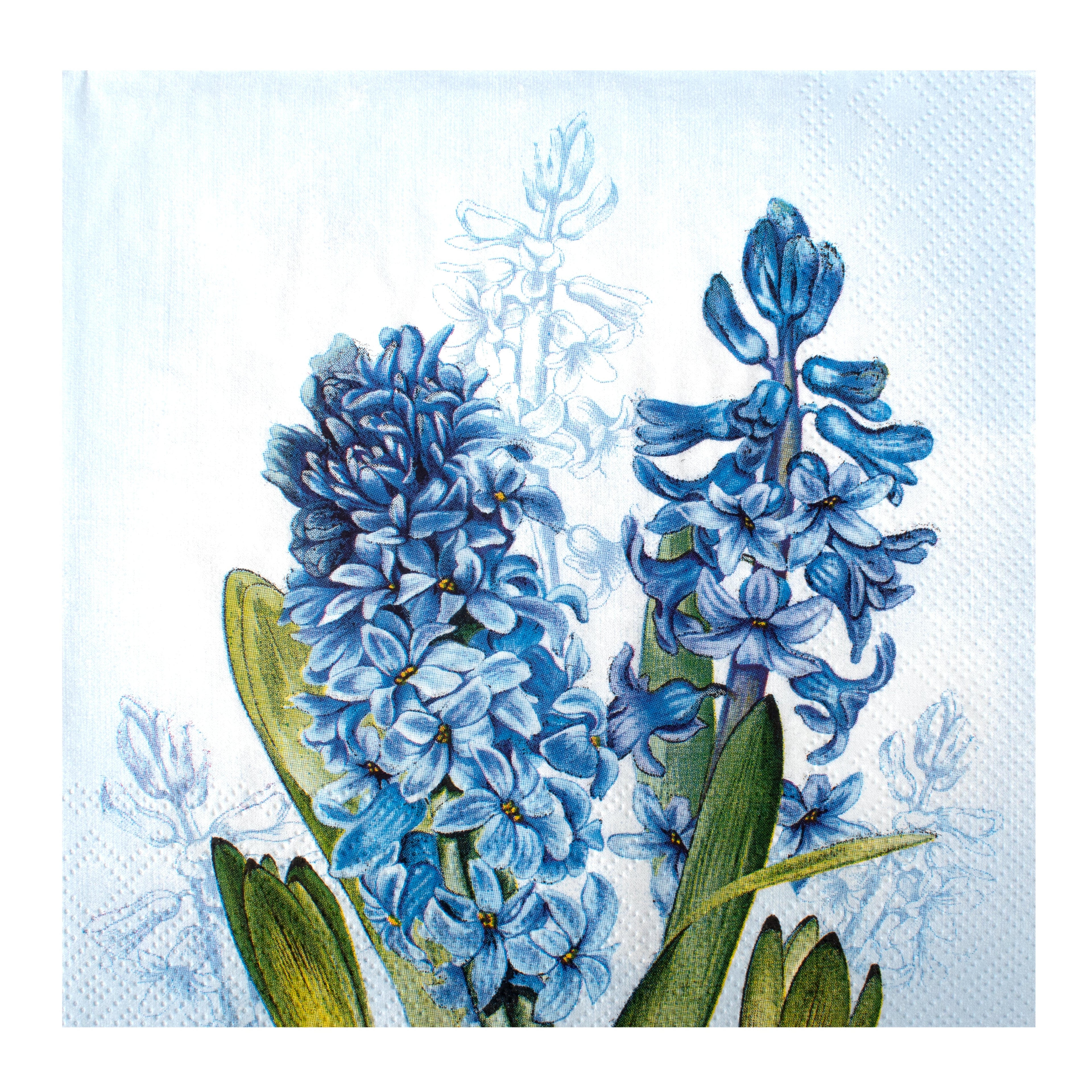 Decoupage Napkin Hyacinth Bloom 13 X 13inch 3PLY 1pc