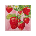 Decoupage Napkin Strawberry Patch 13 X 13inch 3PLY 1pc