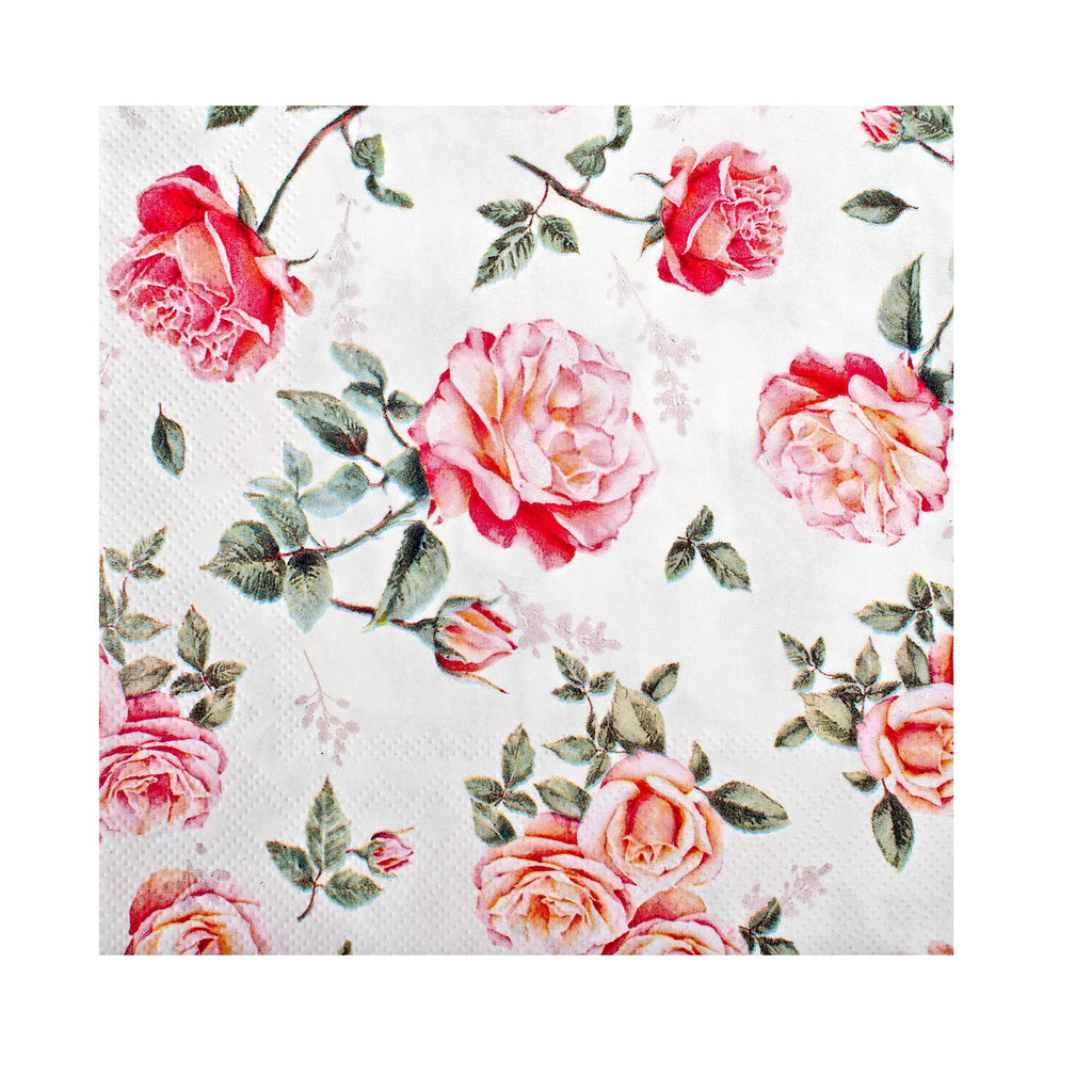 Decoupage Napkin Misty Rose 13 X 13inch 3PLY 1pc