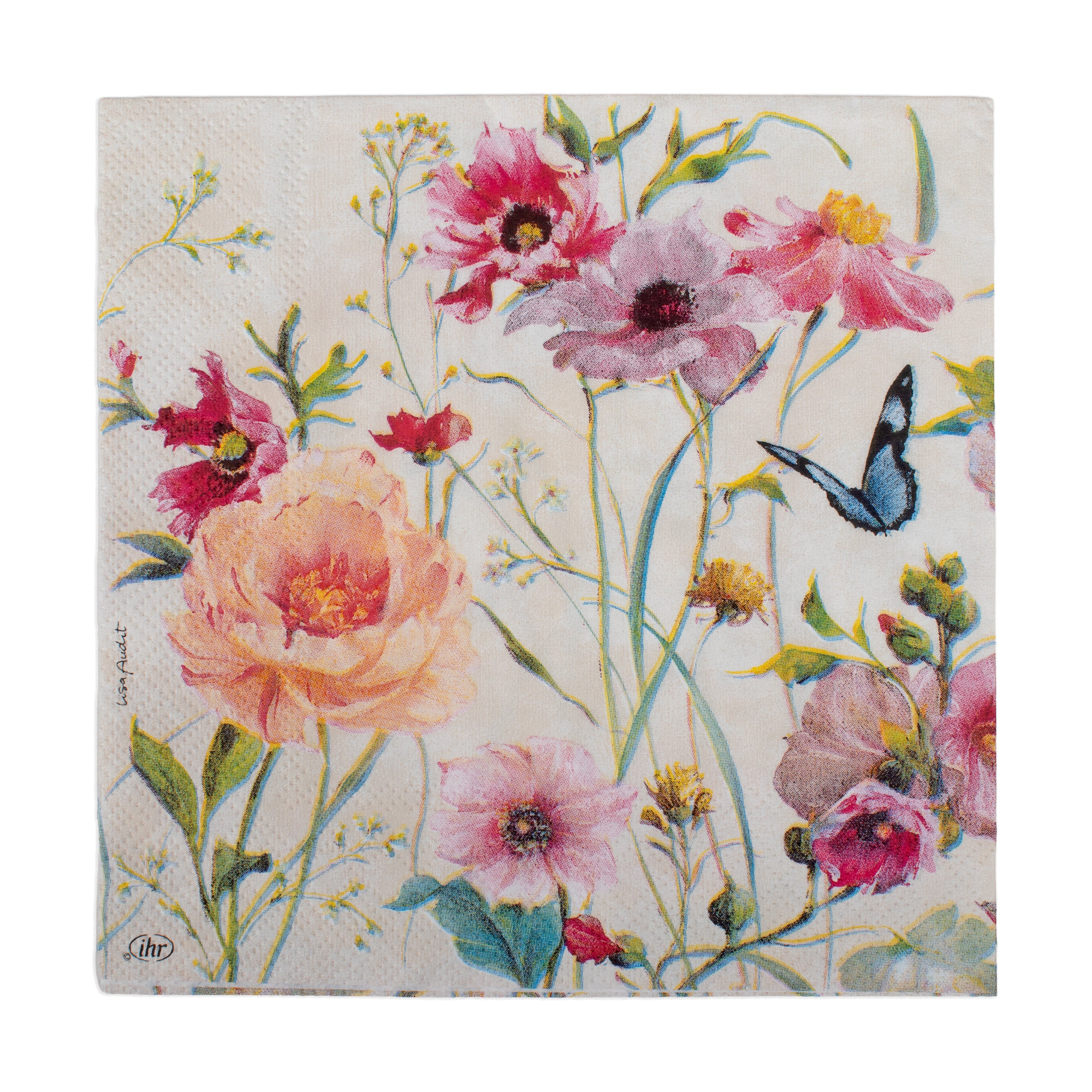 Decoupage Napkin Wildflower Charm 13 X 13inch 3PLY 1pc