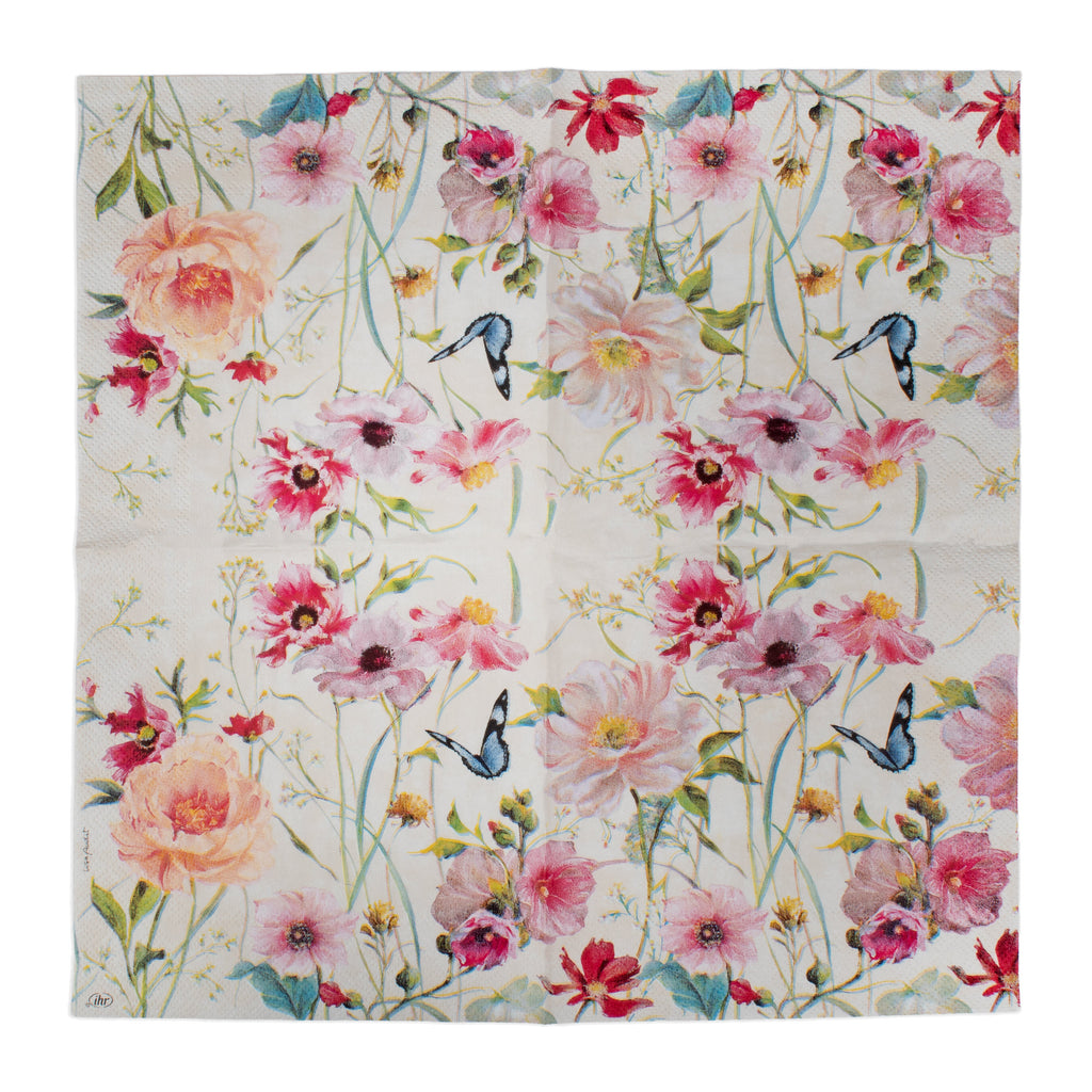 Decoupage Napkin Wildflower Charm 13 X 13inch 3PLY 1pc