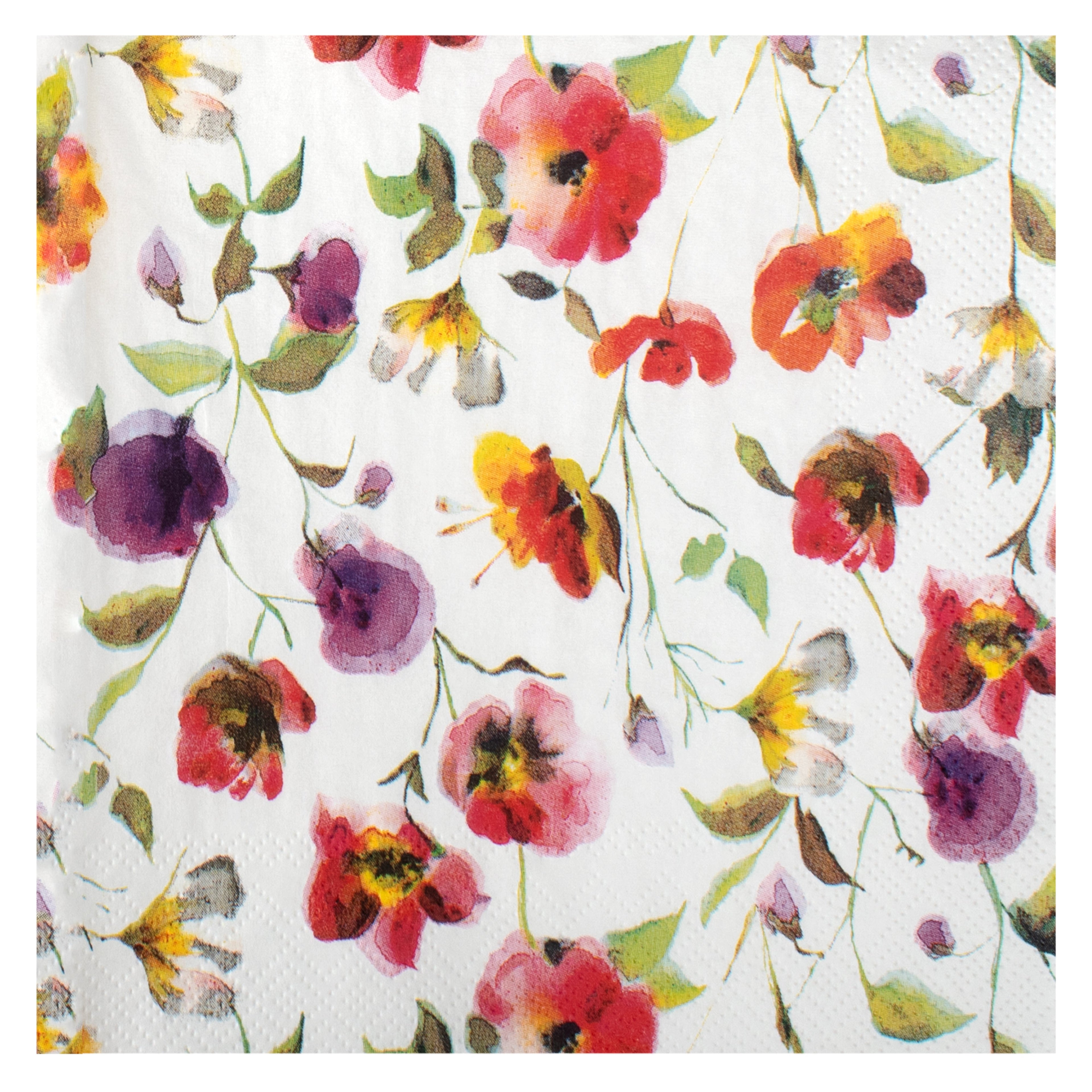 Decoupage Napkin Joyful Blooms 13 X 13inch 3PLY 1pc