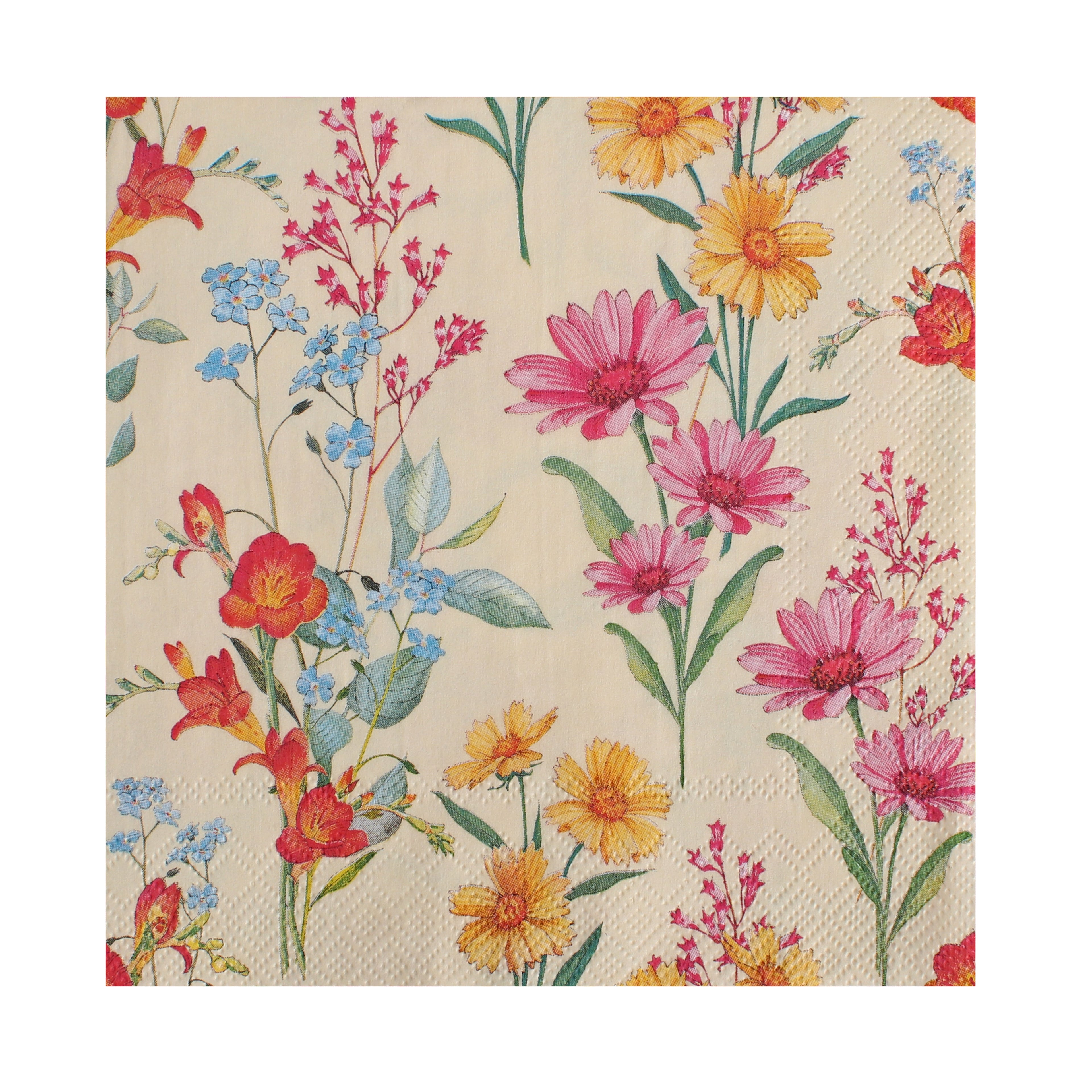 Decoupage Napkin Daisy Cascade 44 X 13inch 3PLY 1pc