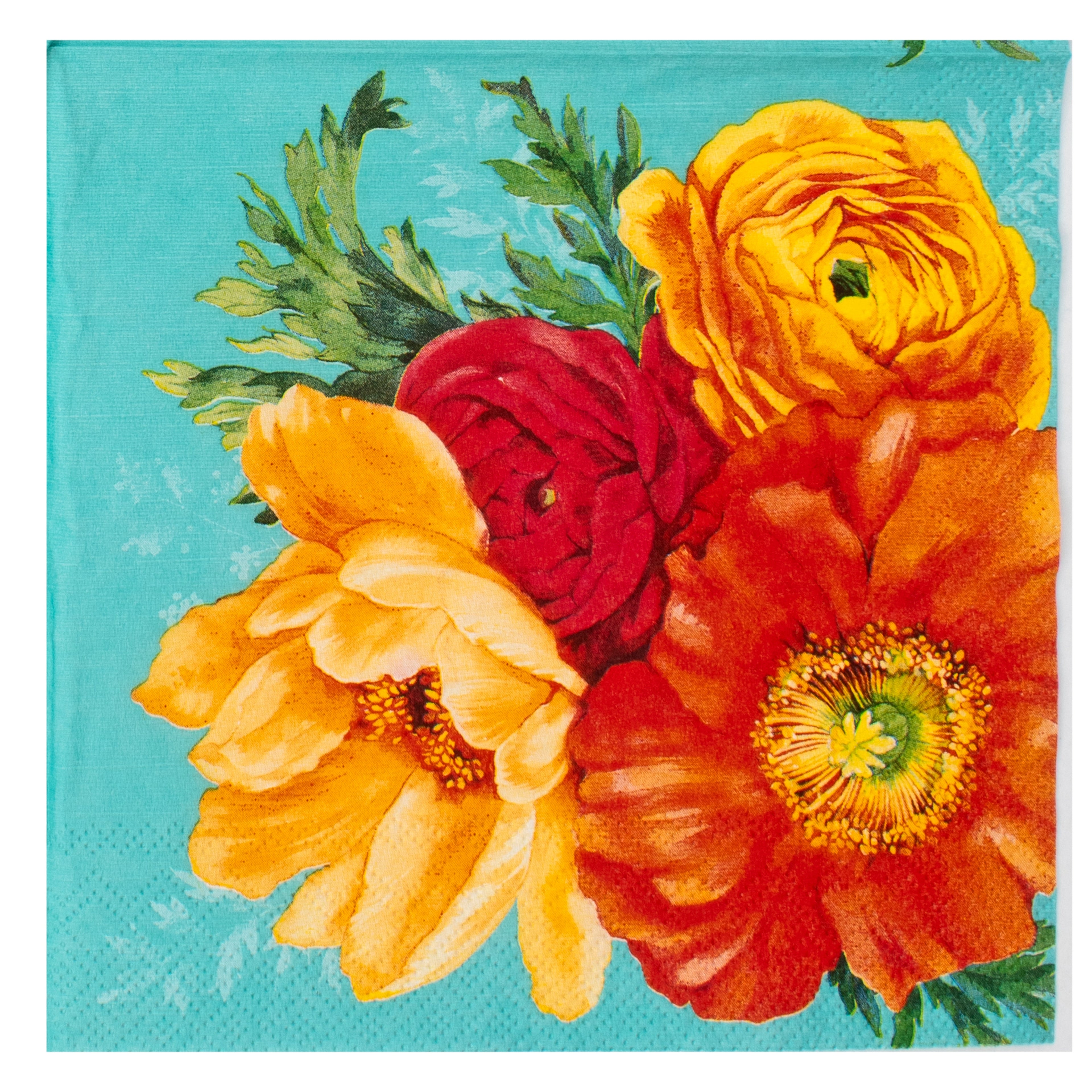 Decoupage Napkin Peony Beauty 13 X 13inch 3PLY 1pc