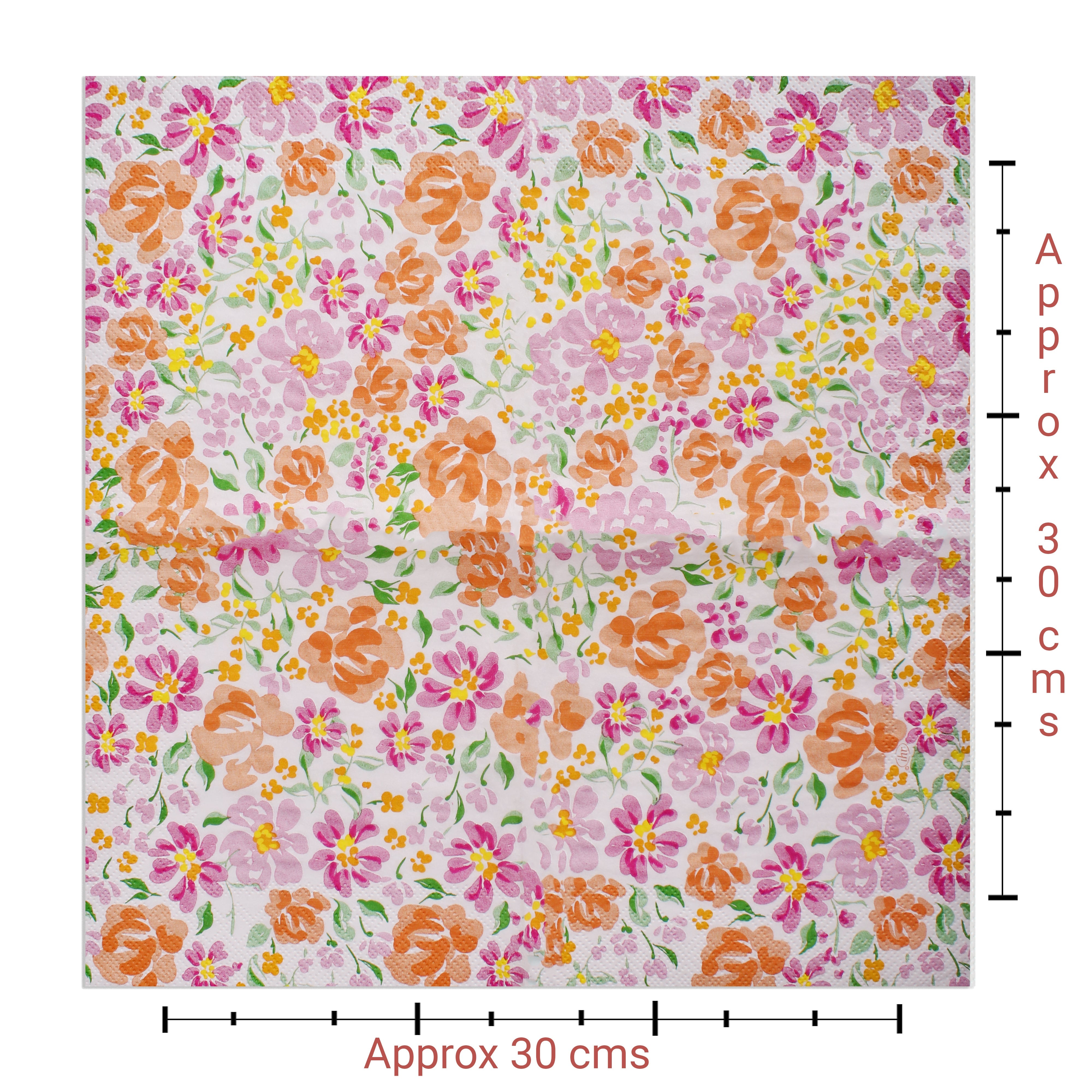 Decoupage Napkin Summer Garden 50 X 13inch 3PLY 1pc