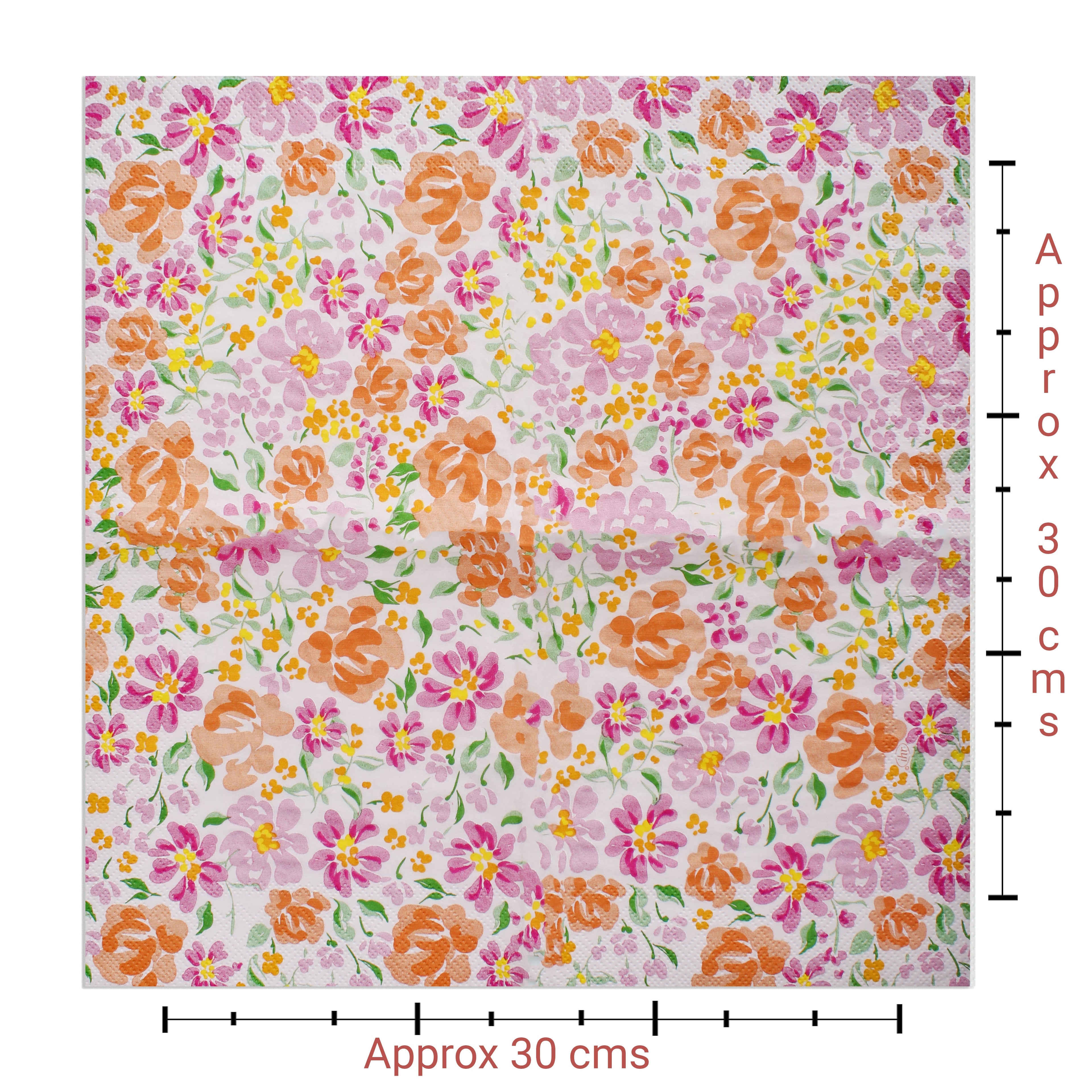 Decoupage Napkin Summer Garden 50 X 13inch 3PLY 1pc