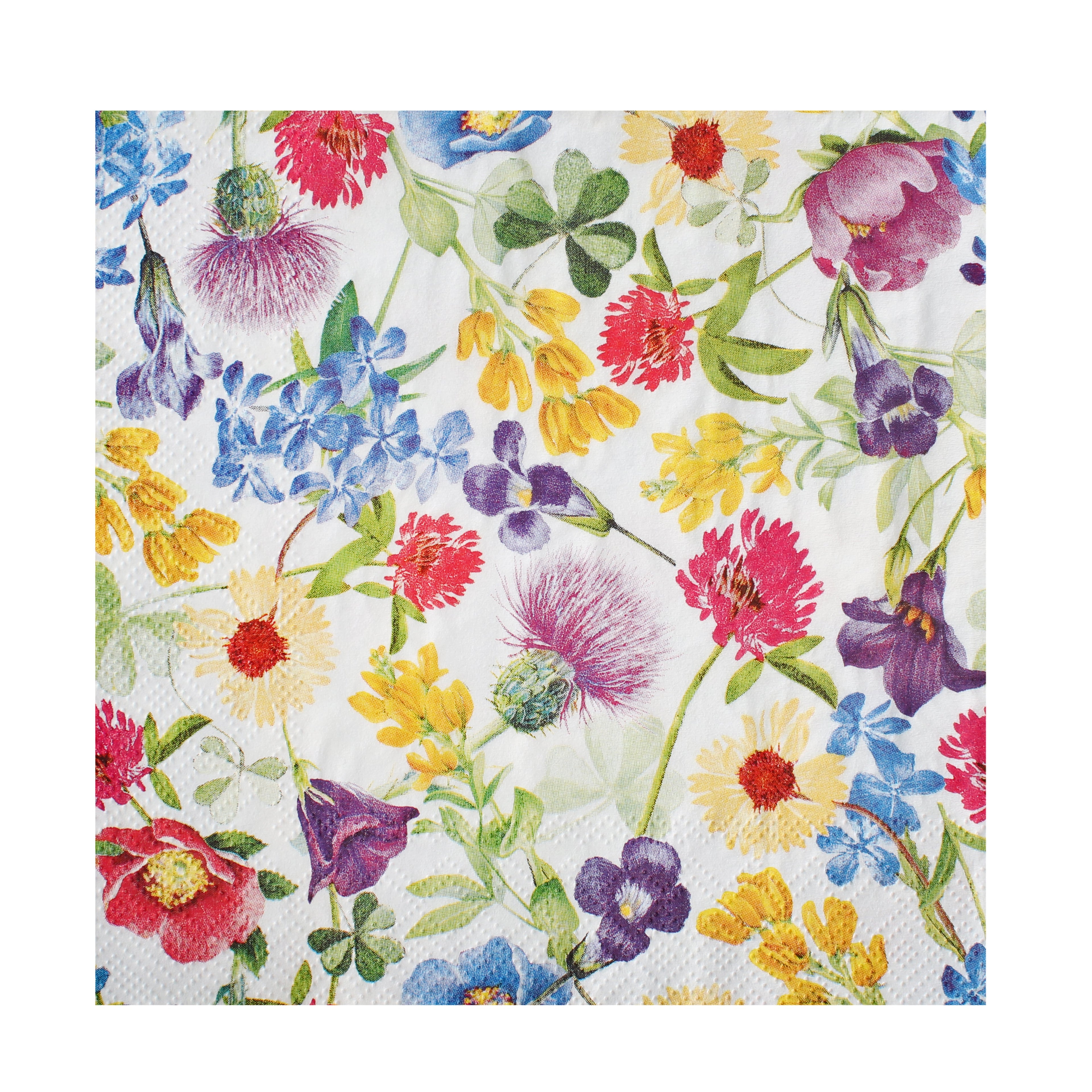 Decoupage Napkin Wildflower Cascade 54 X 13inch 3PLY 1pc