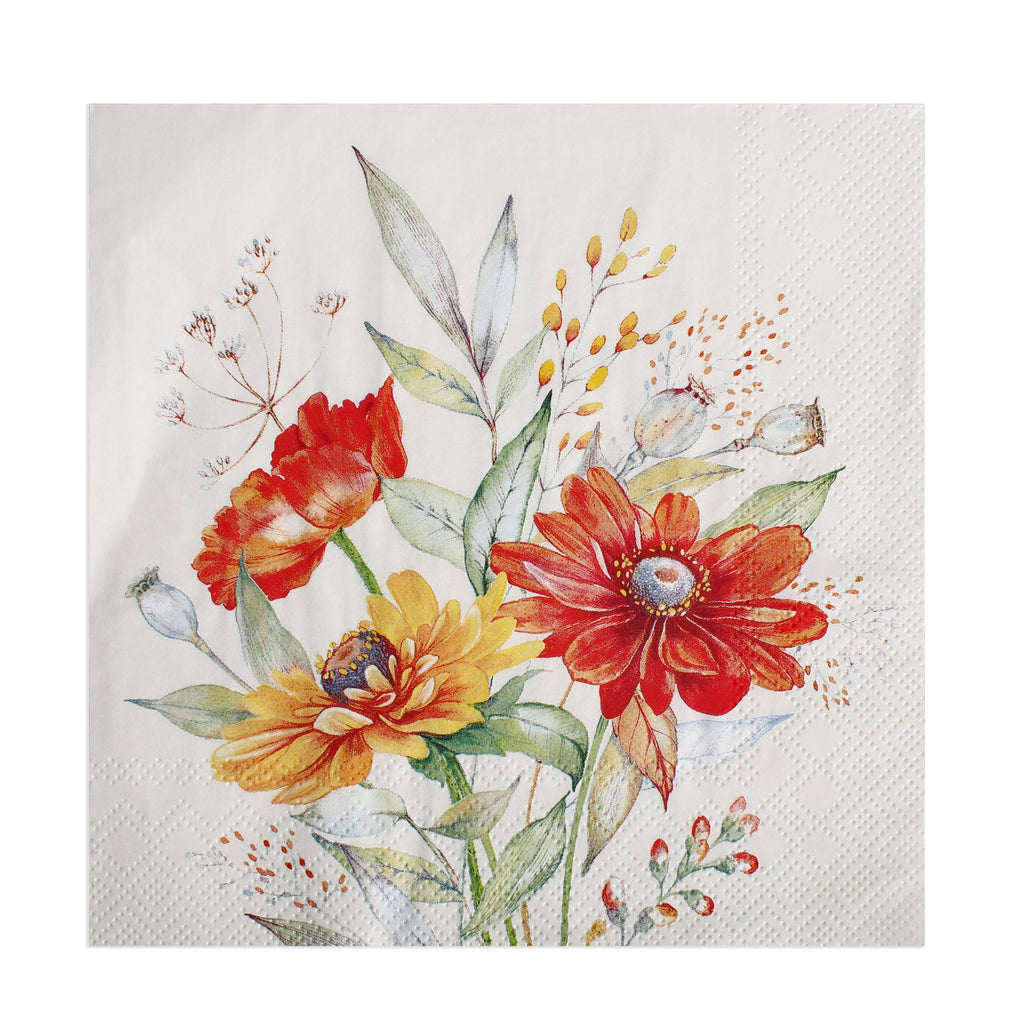 Decoupage Napkin Sunshine Flora 55 X 13inch 3PLY 1pc