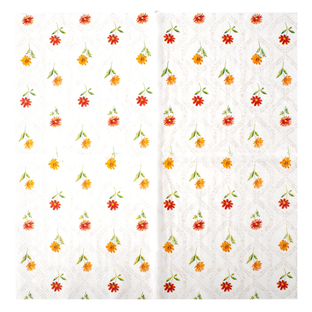 Decoupage Napkin Floral Rhythm 13 X 13inch 3PLY 1pc