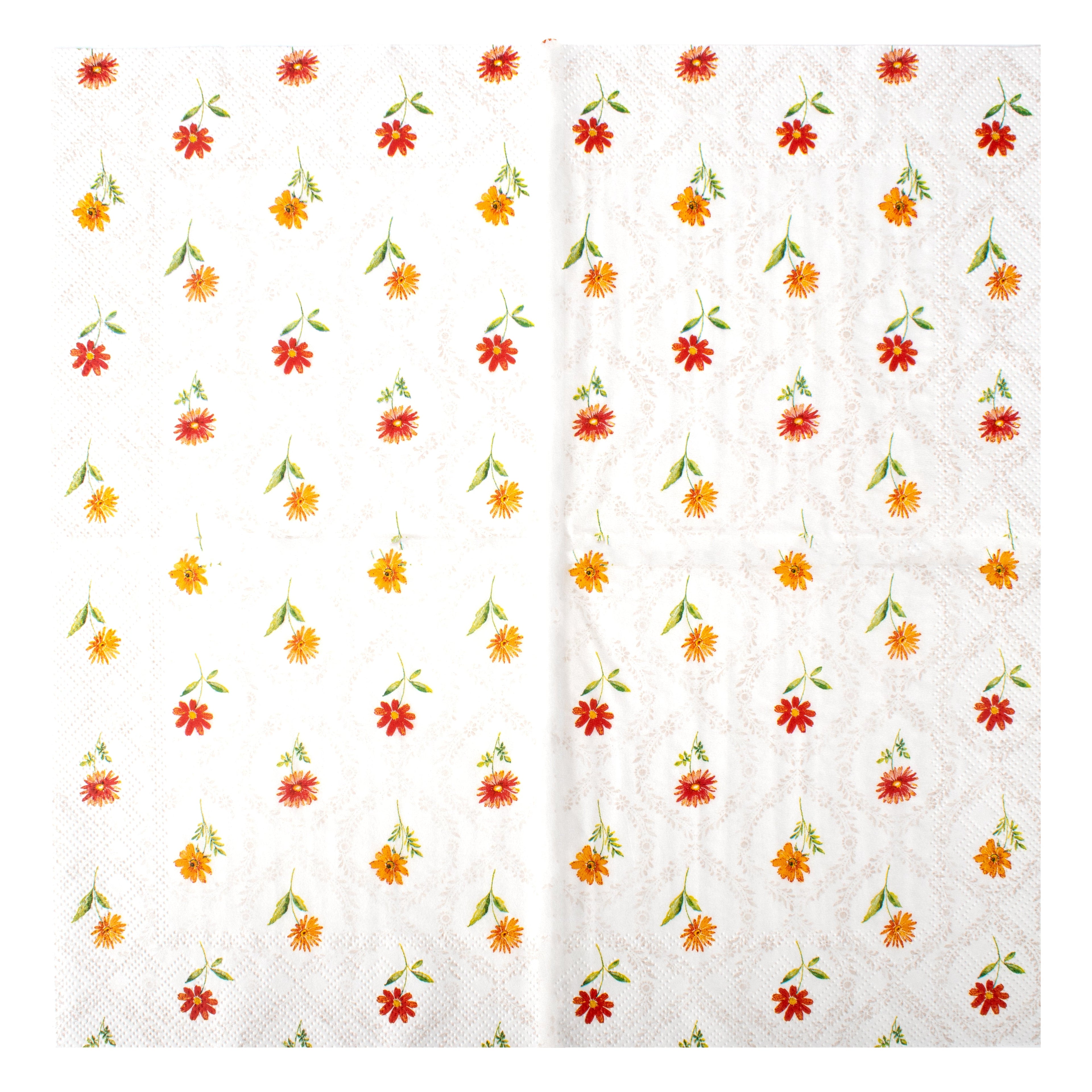 Decoupage Napkin Floral Rhythm 13 X 13inch 3PLY 1pc