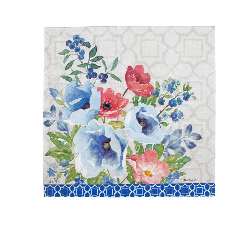 Decoupage Napkin Floral Mist 13 X 13inch 3PLY 1pc