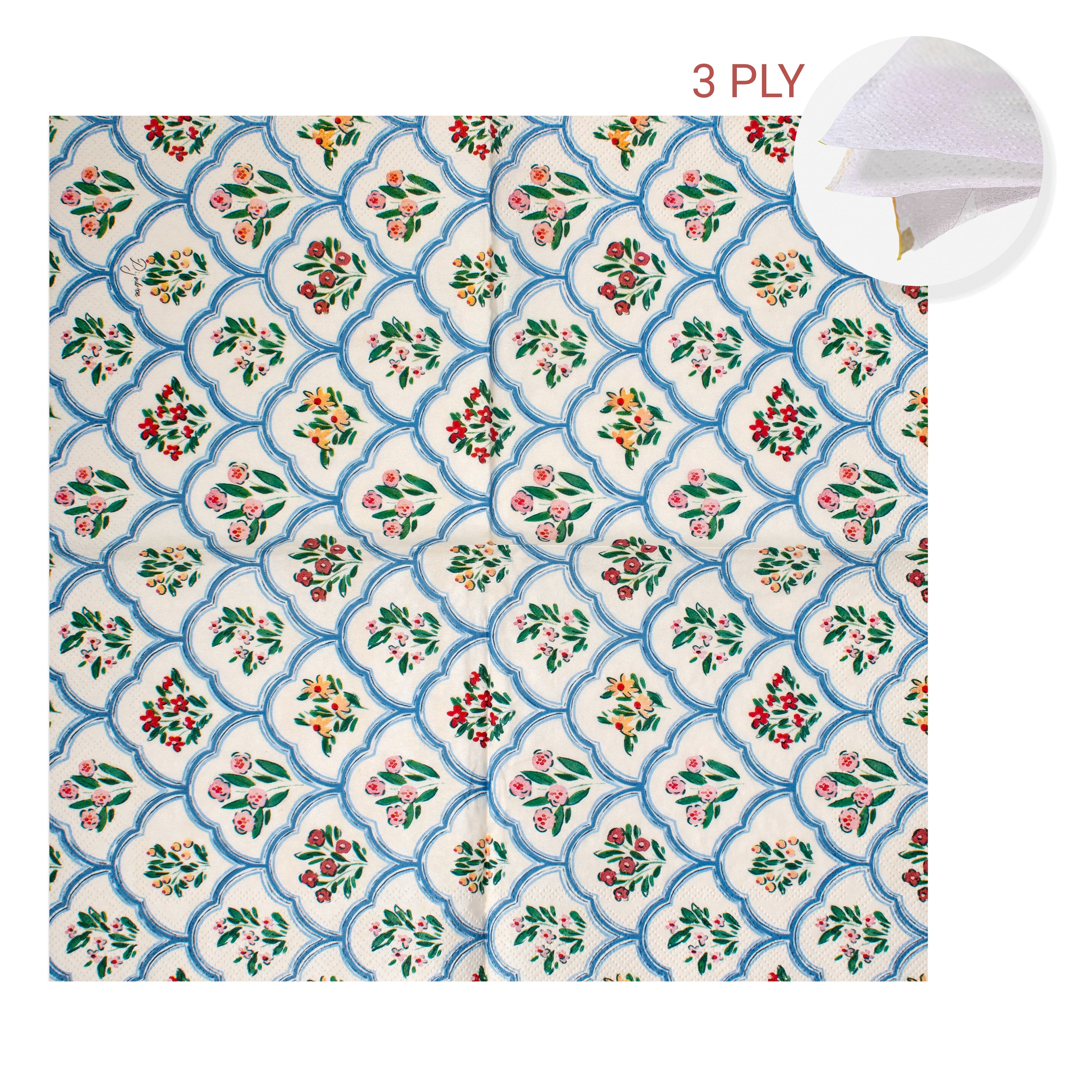 Decoupage Napkin Dreamy Petals 13 X 13inch 3PLY 1pc