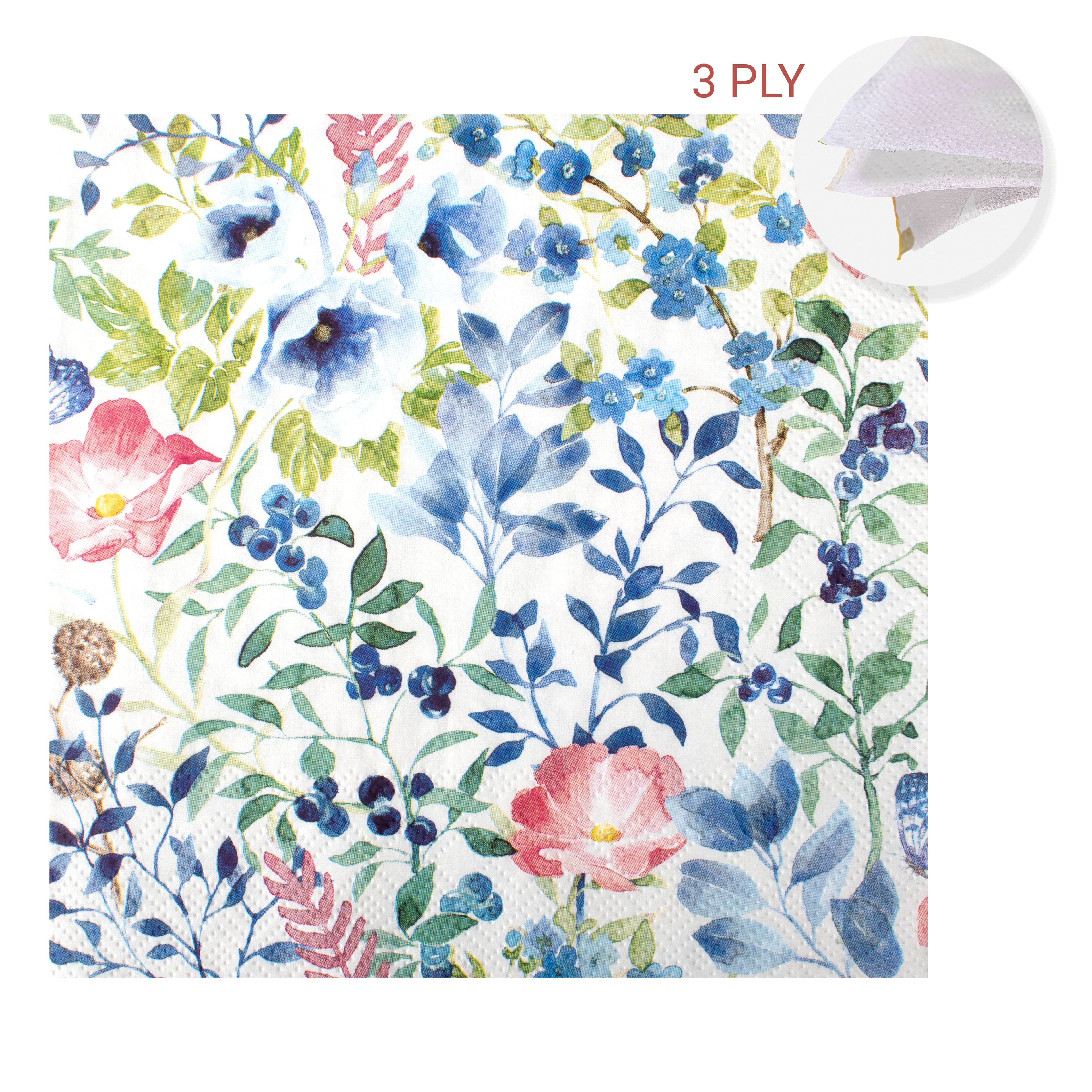 Decoupage Napkin Bloom Fusion 13 X 13inch 3PLY 1pc