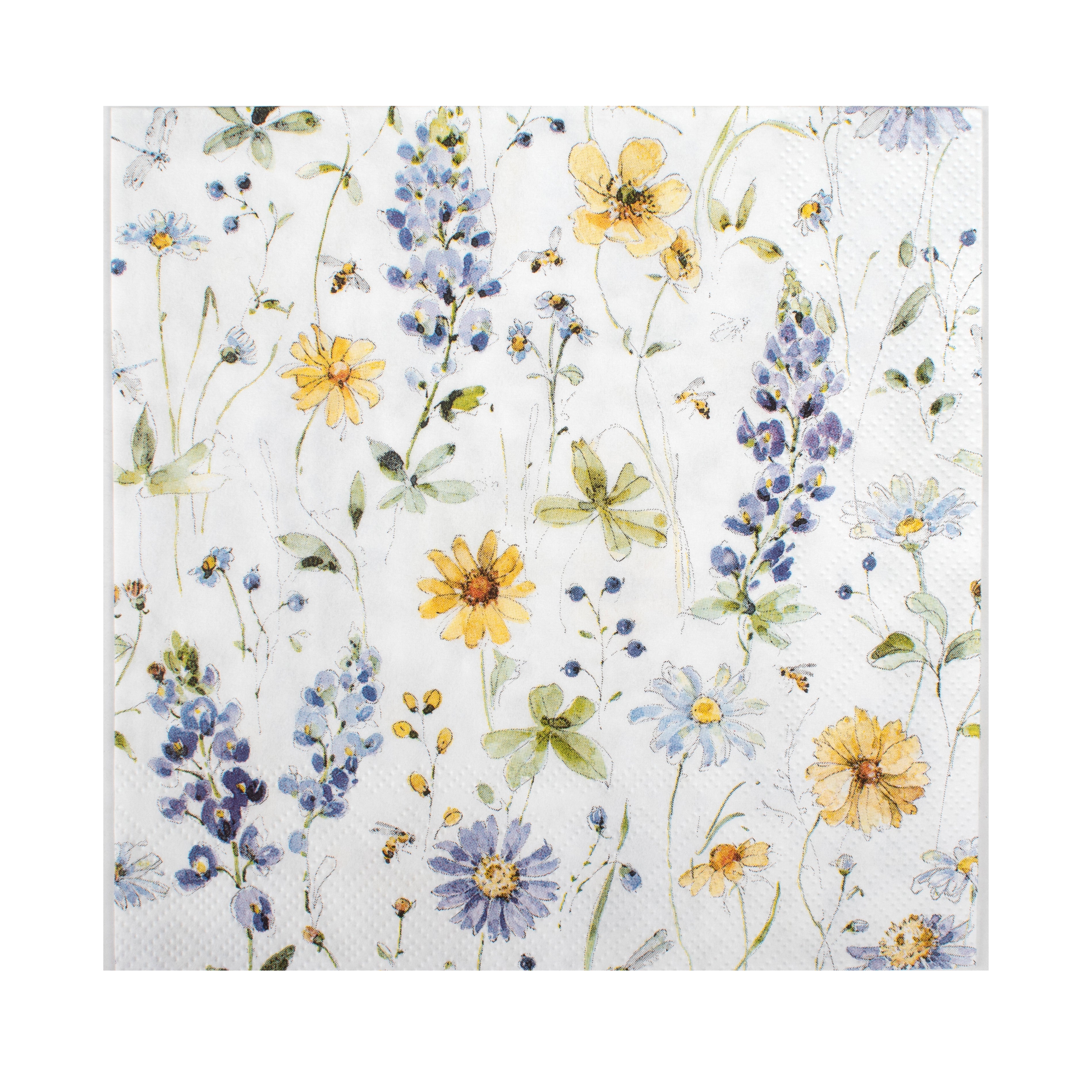 Decoupage Napkin Wildflower Trail 13 X 13inch 3PLY 1pc