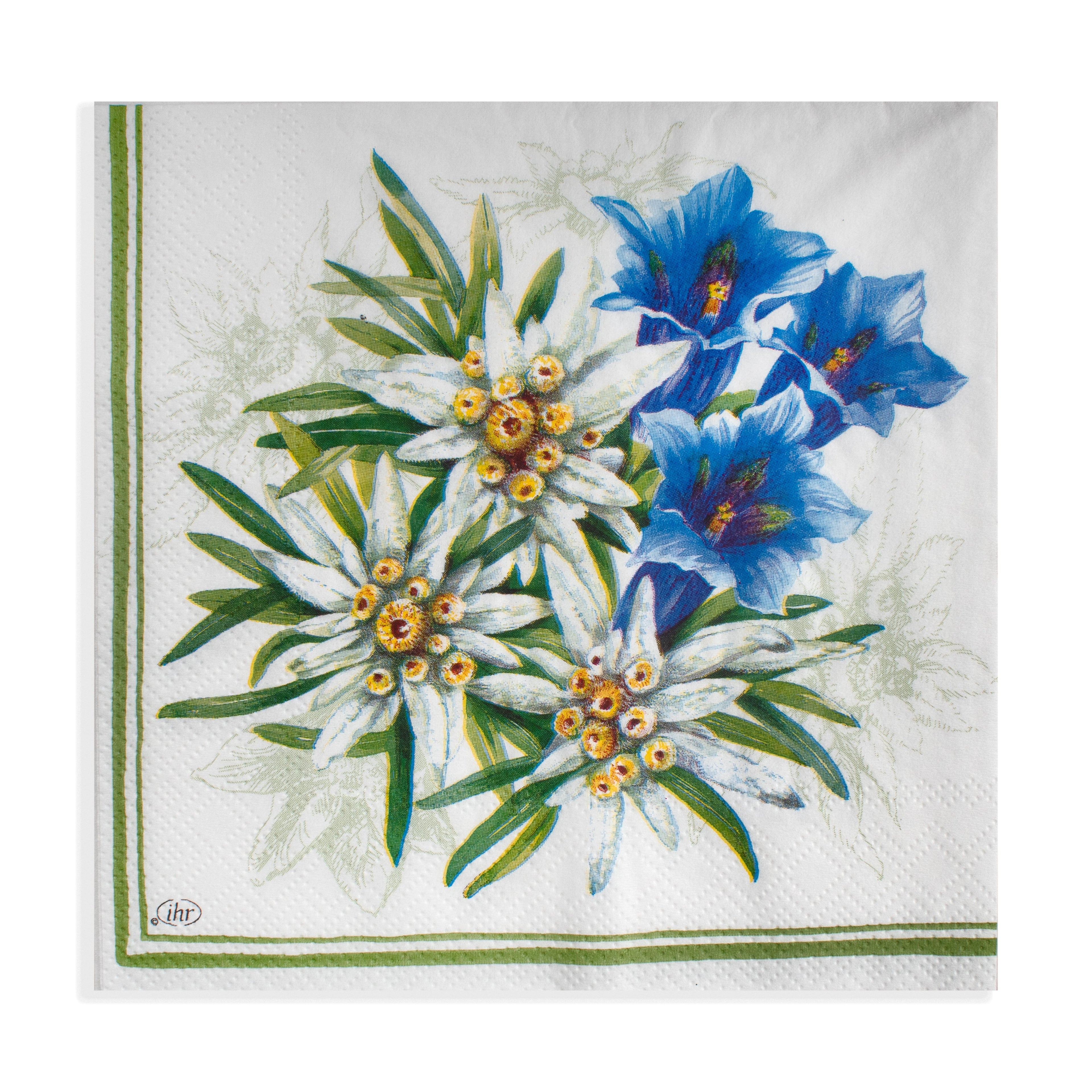 Decoupage Napkin Edelweiss Bloom 13 X 13inch 3PLY 1pc