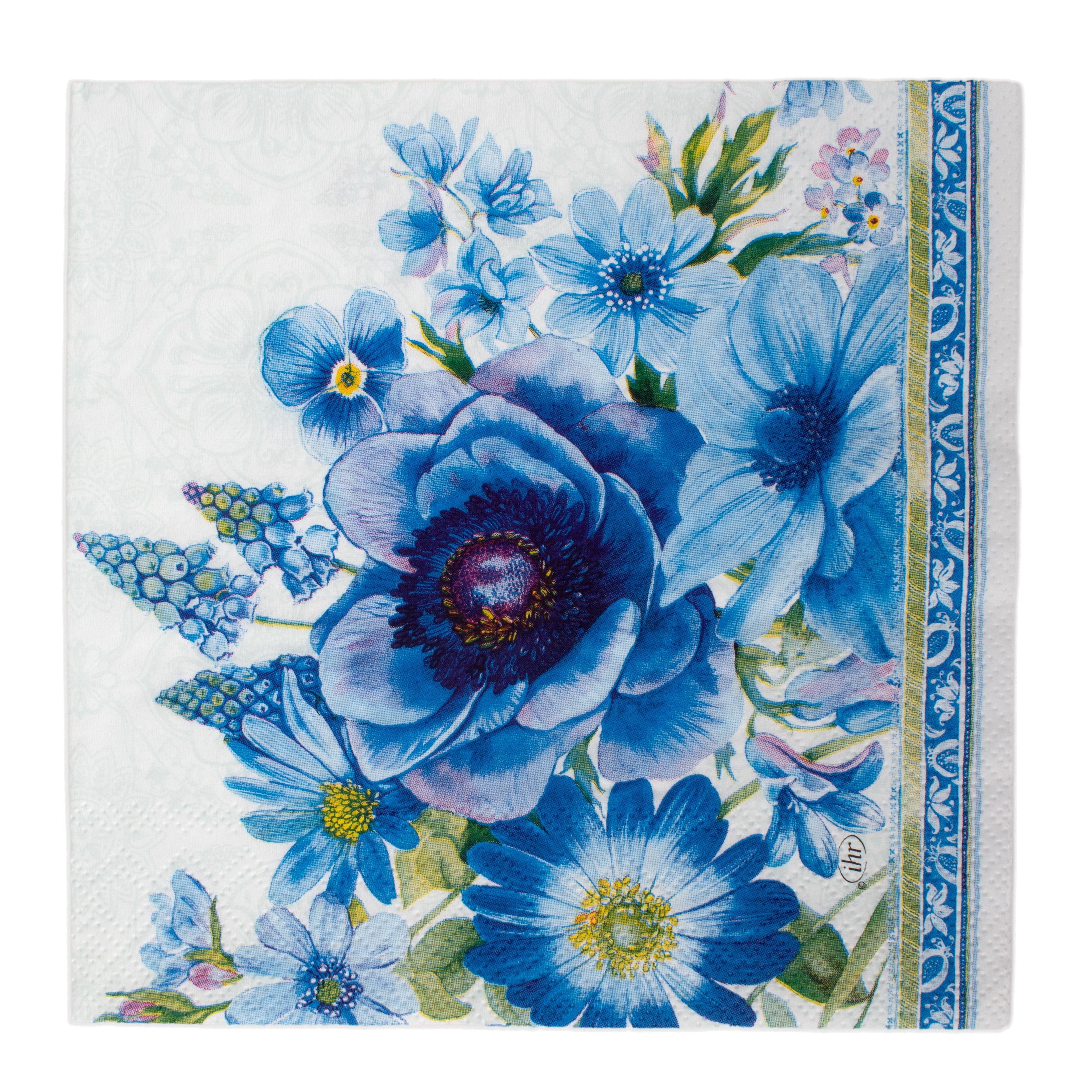 Decoupage Napkin Misty Anemone 13 X 13inch 3PLY 1pc