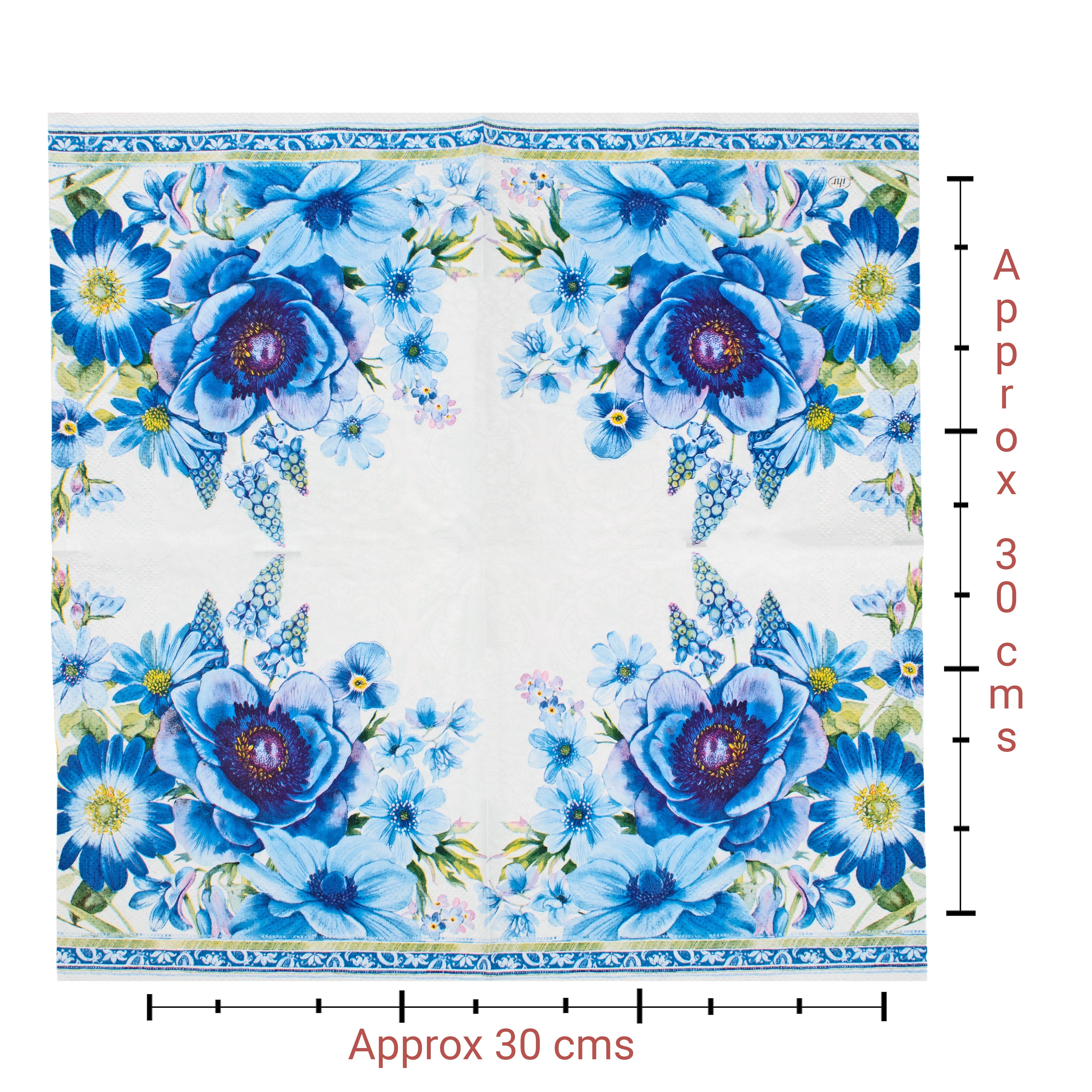Decoupage Napkin Misty Anemone 13 X 13inch 3PLY 1pc