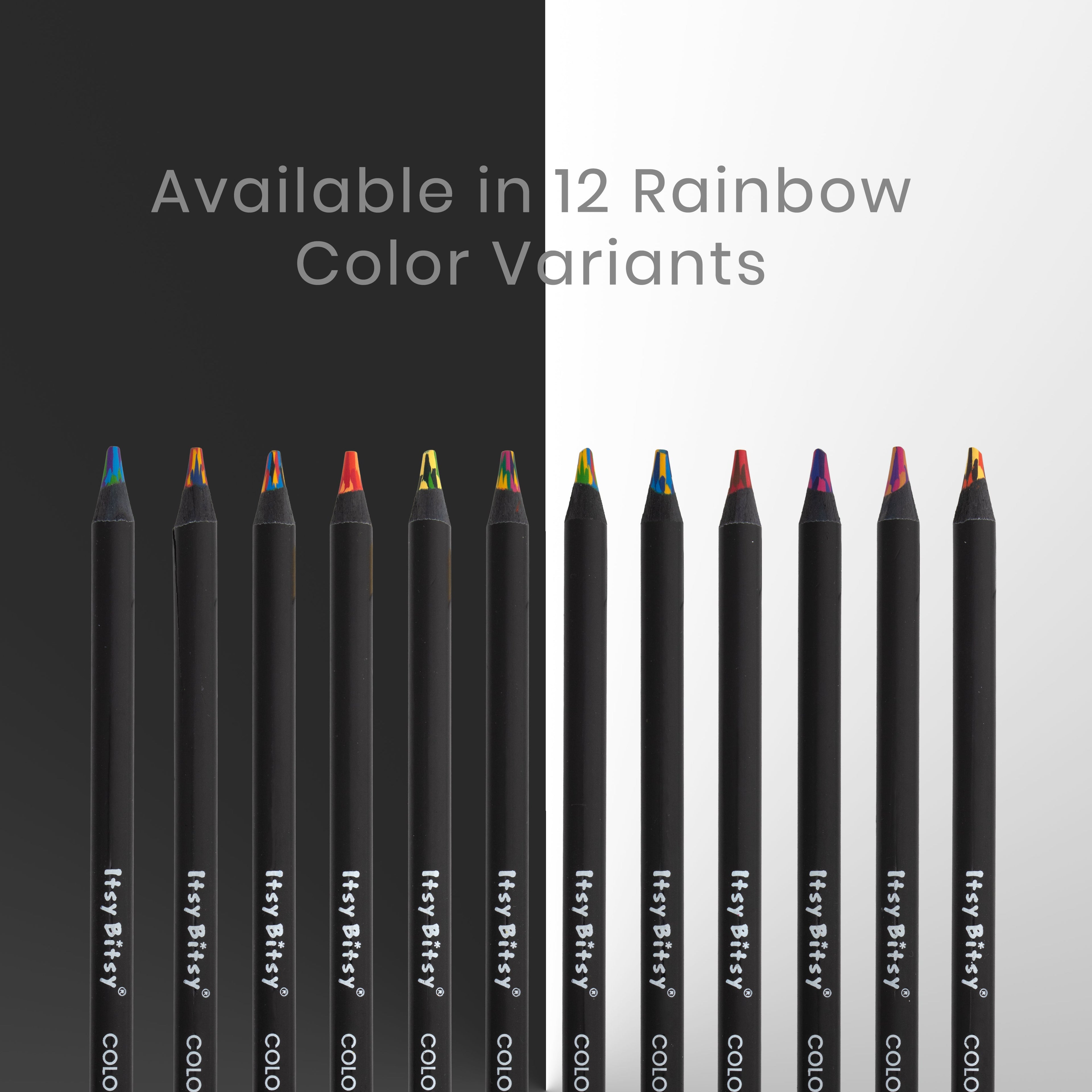 Premium Artist Rainbow Colour Pencil 1pc - Scarlet Shadow