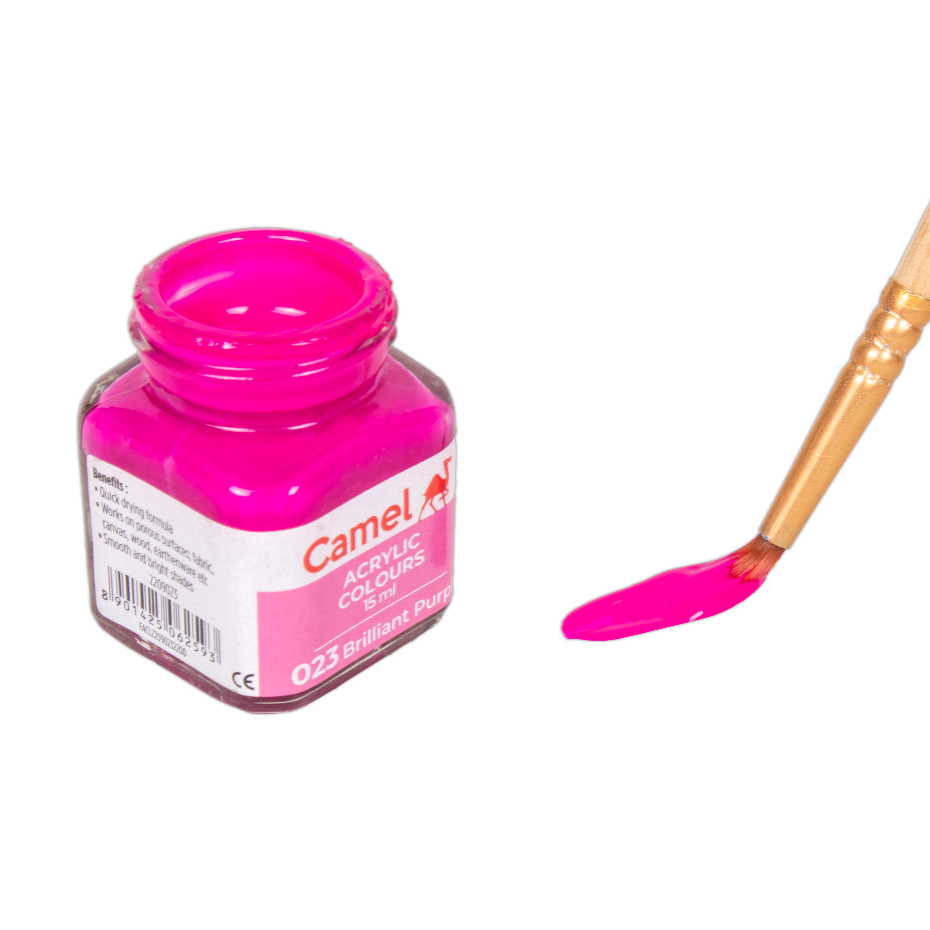 Fabrica Acrylic Colour Sr1 Br Purple 15Ml Bottle Camlin
