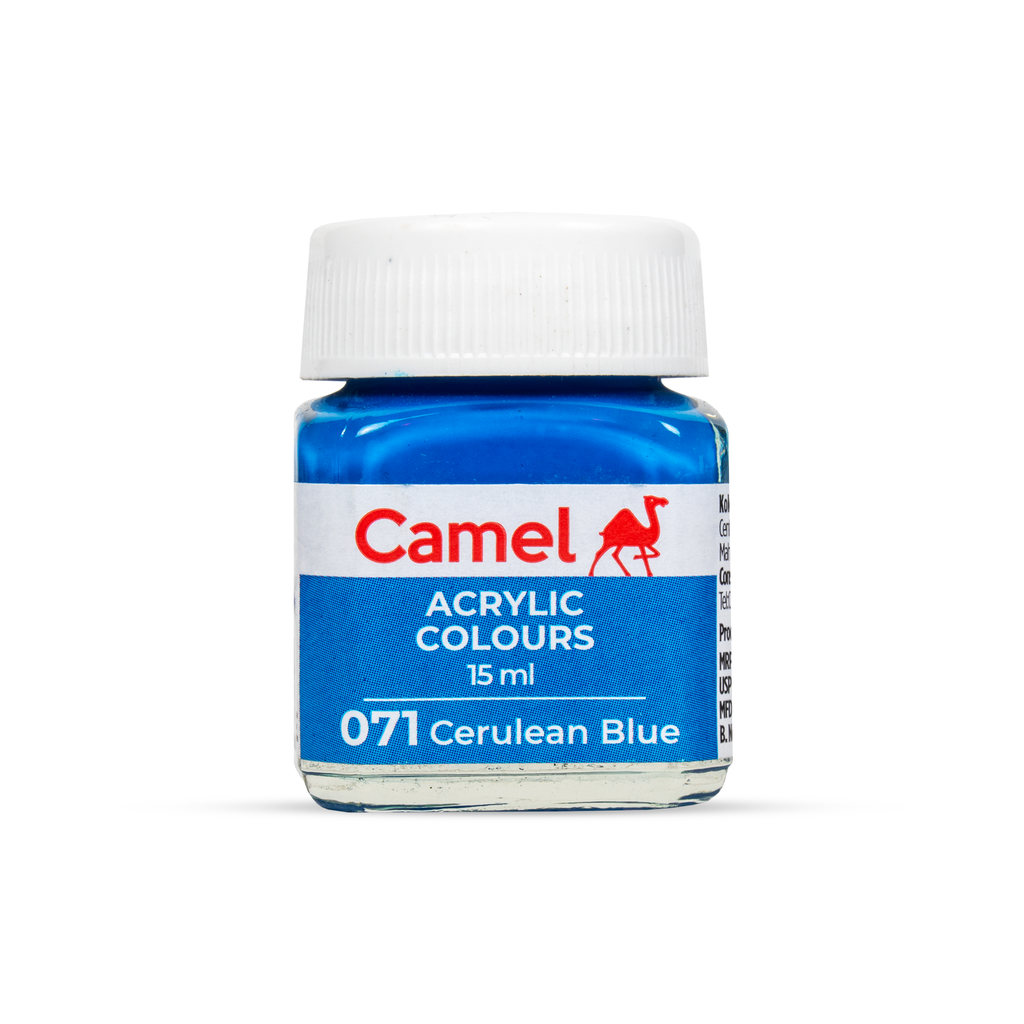 Fabrica Acrylic Colour Sr1 Cerulean Blue 15Ml Bottle Camlin